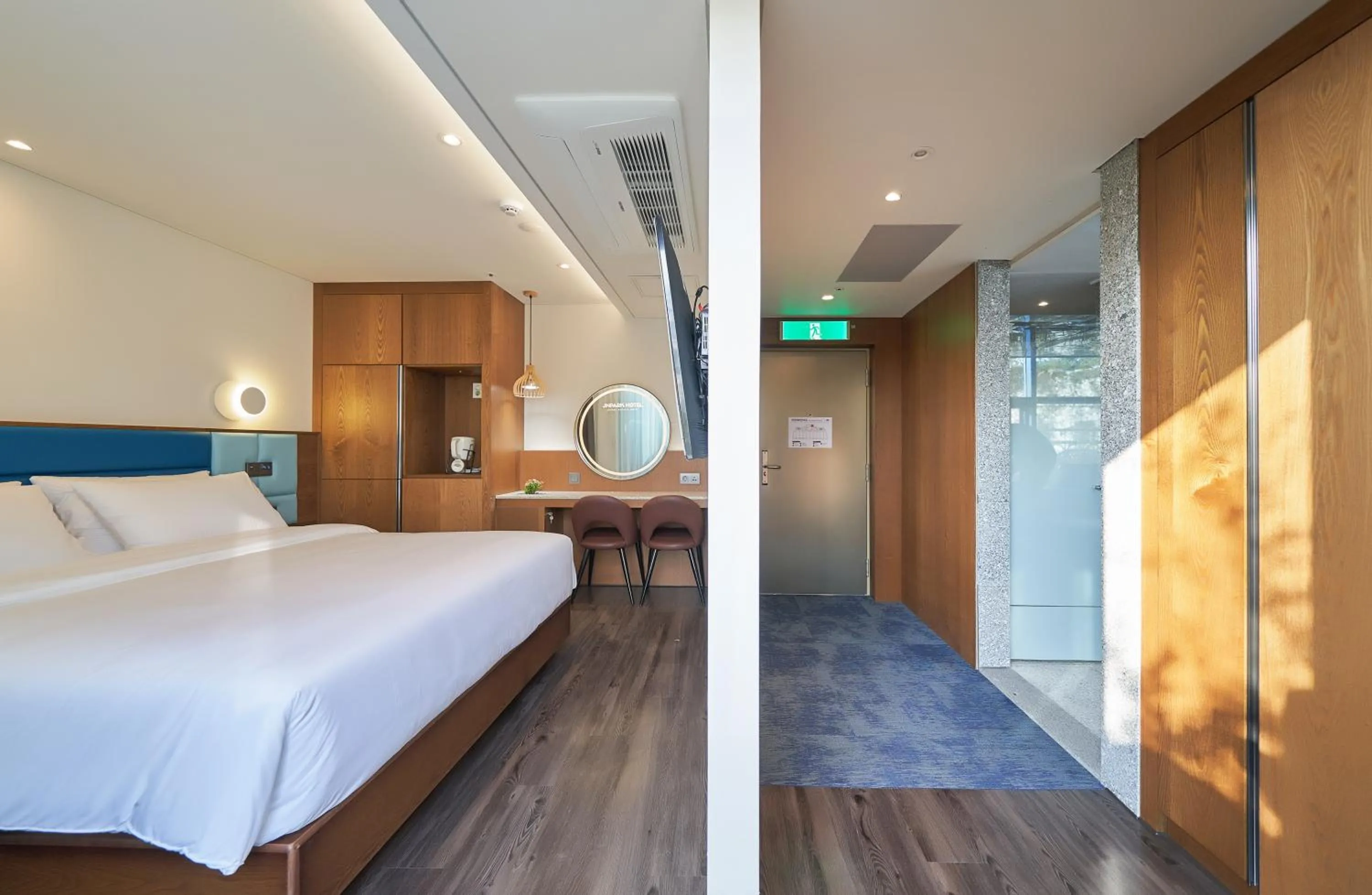 Bed in JN PARK Hotel