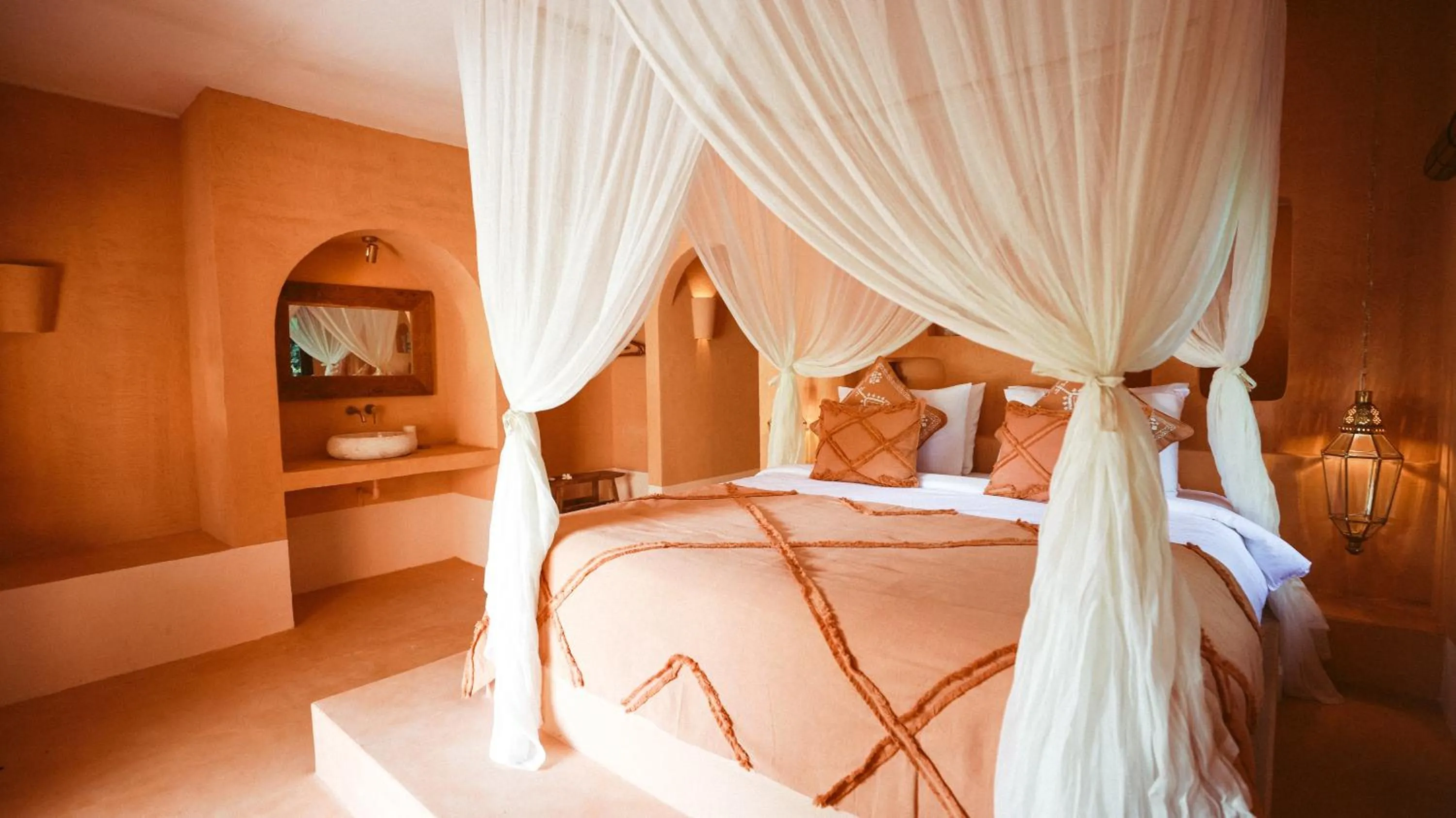 Bedroom, Bed in Terra Cottages Bali