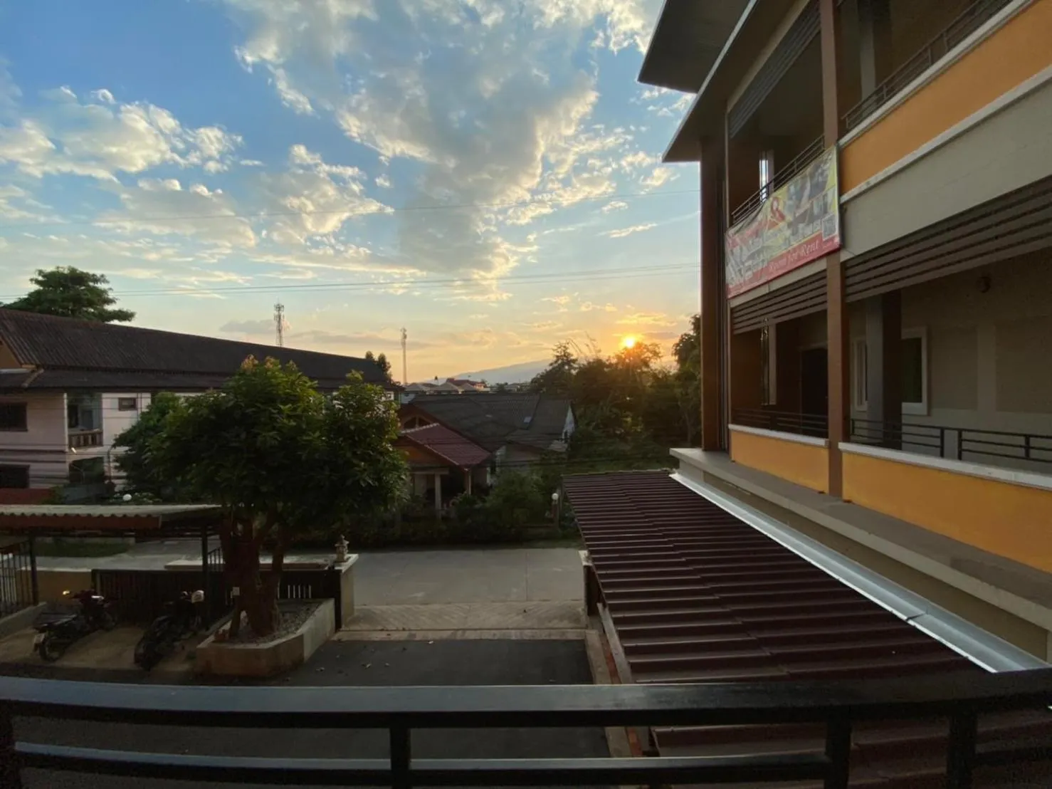 Balcony/Terrace in Preme Apartment @maejo
