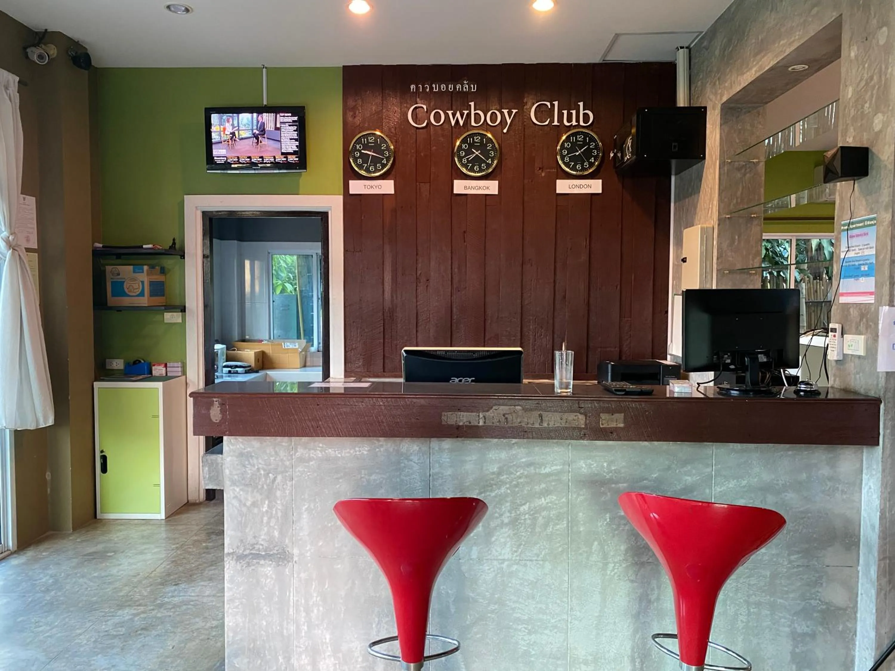 Lobby or reception in Preme Apartment @maejo