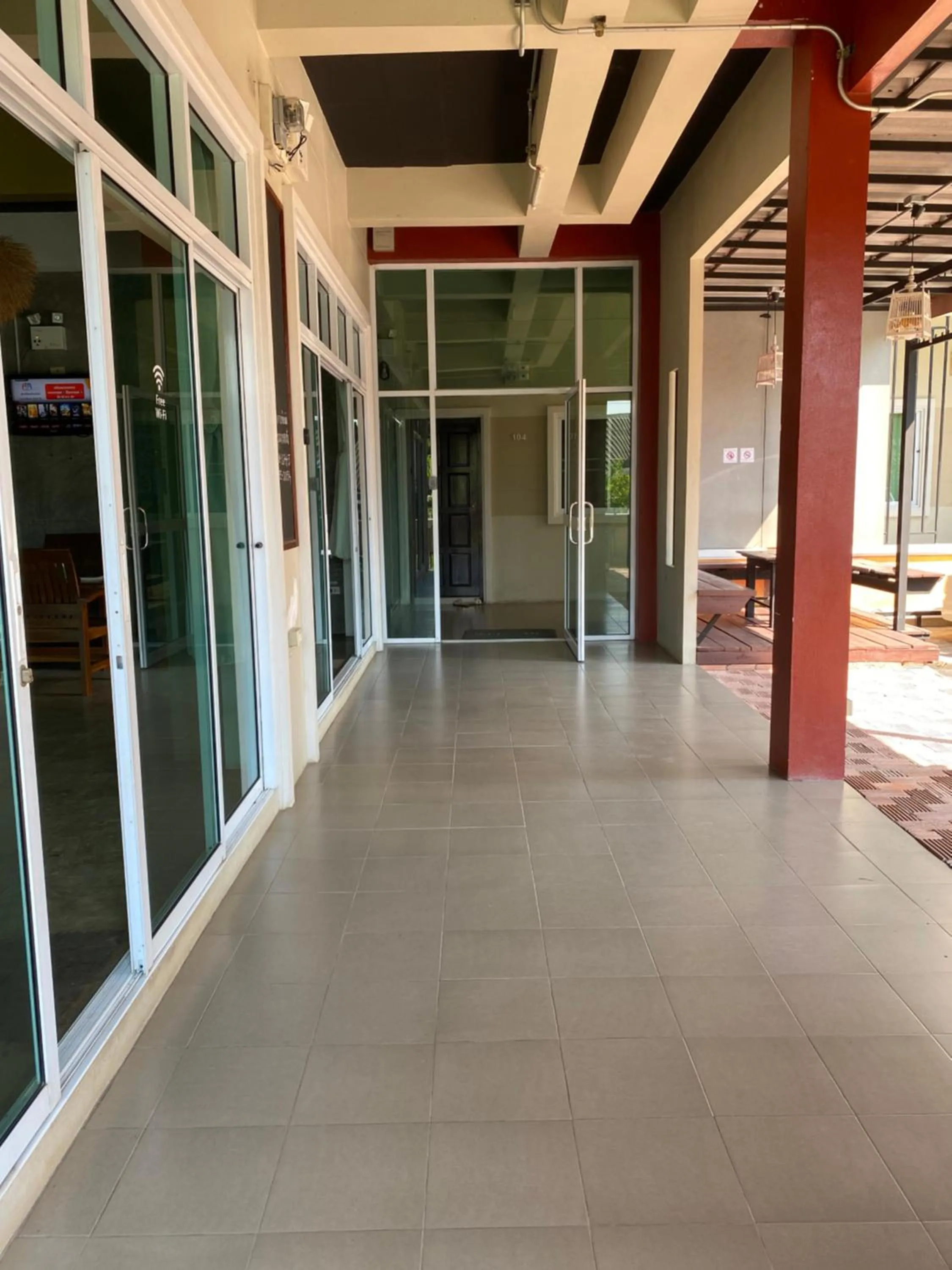 Patio in Preme Apartment @maejo