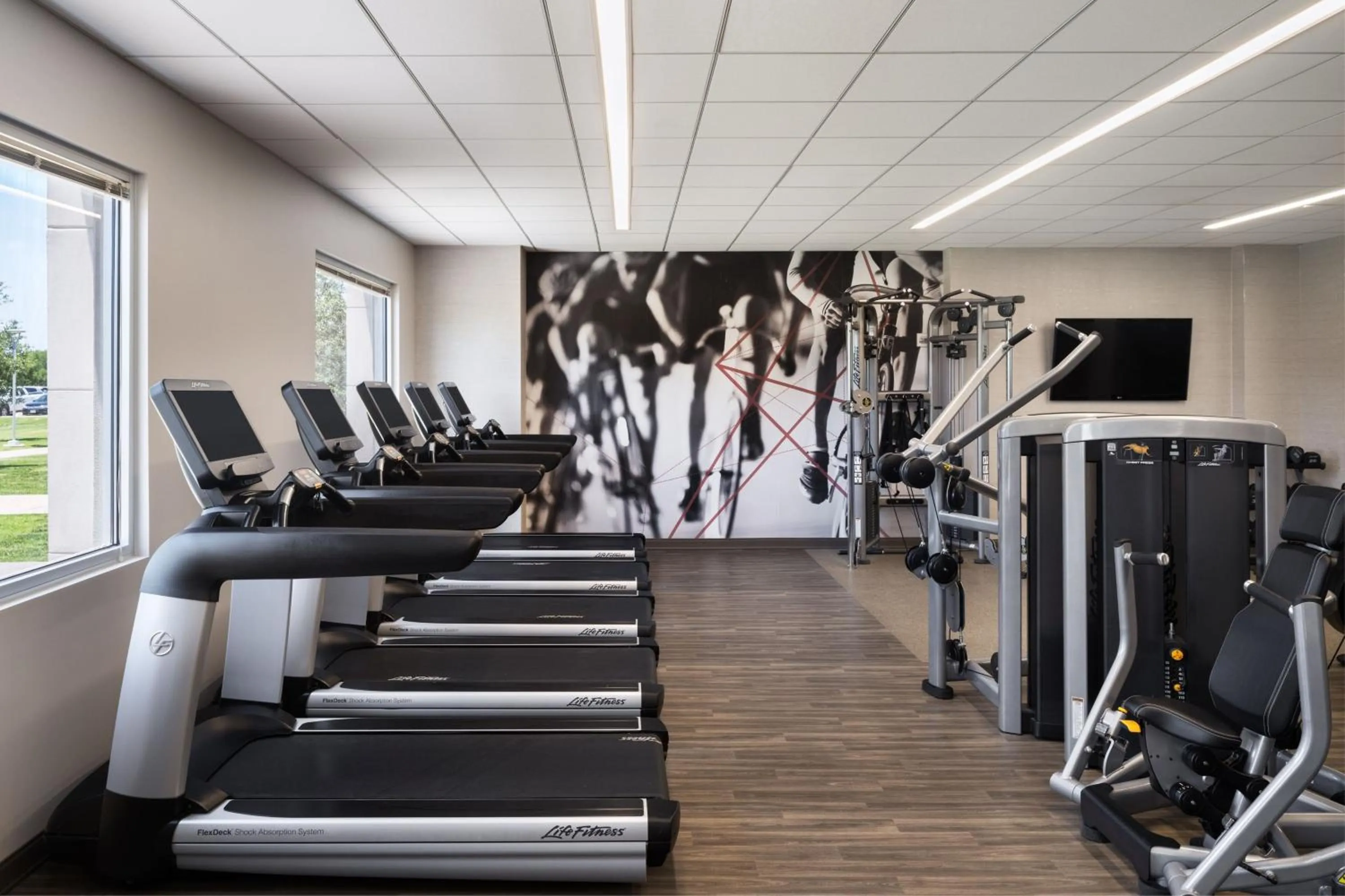 Fitness centre/facilities in Dallas/Fort Worth Marriott Hotel & Golf Club at Champions Circle