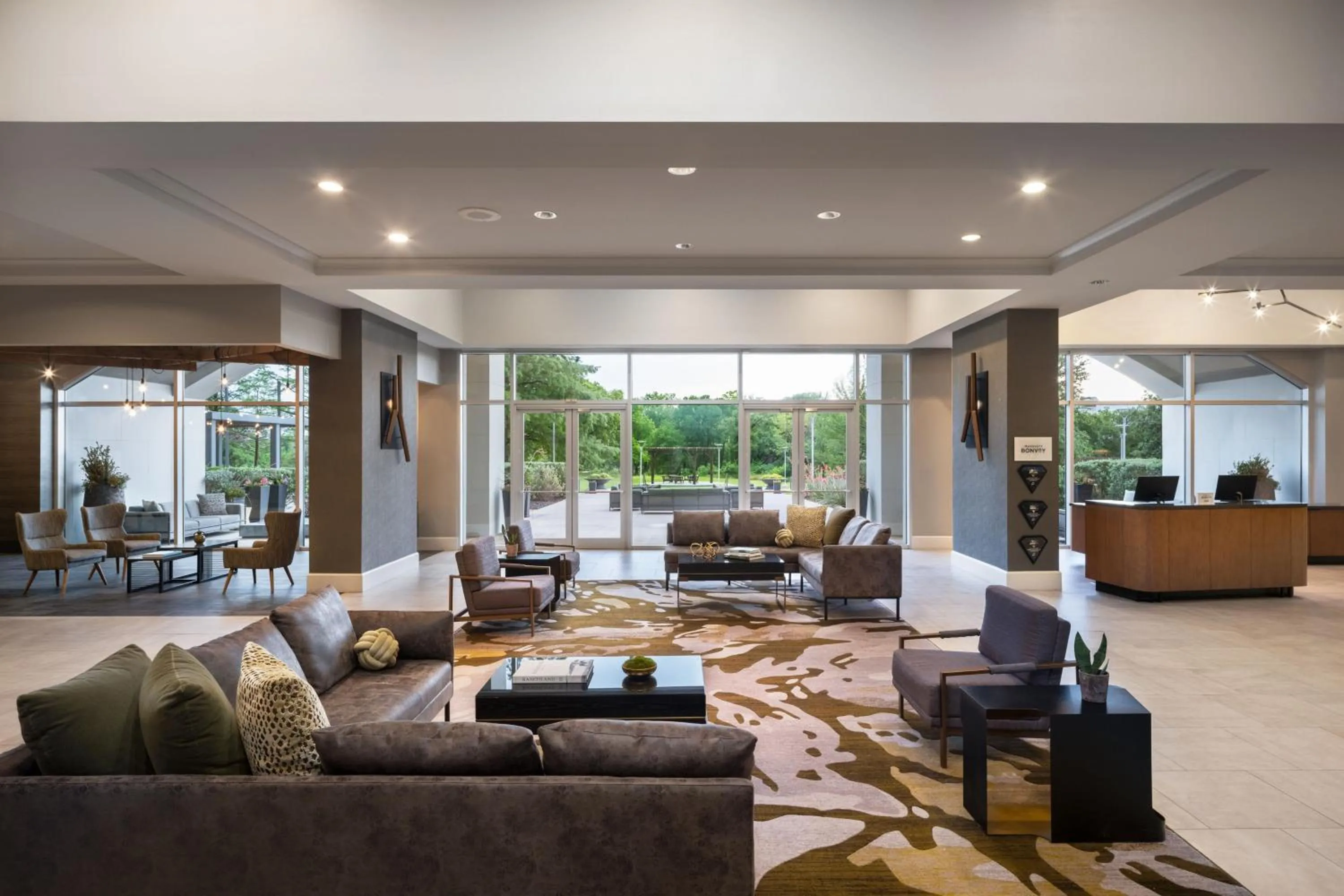 Lobby or reception in Dallas/Fort Worth Marriott Hotel & Golf Club at Champions Circle