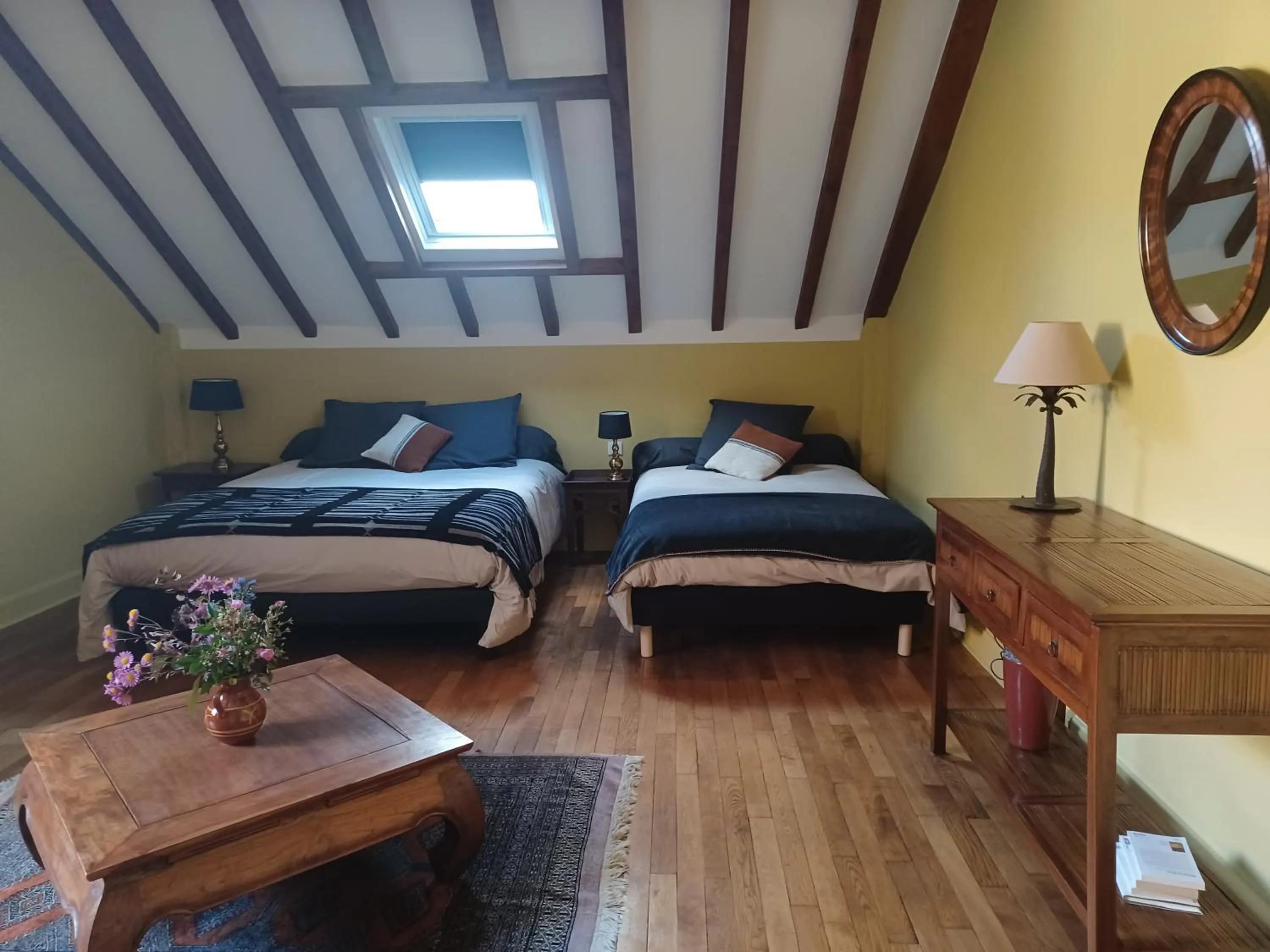 Bedroom, Bed in La Grange de Lily