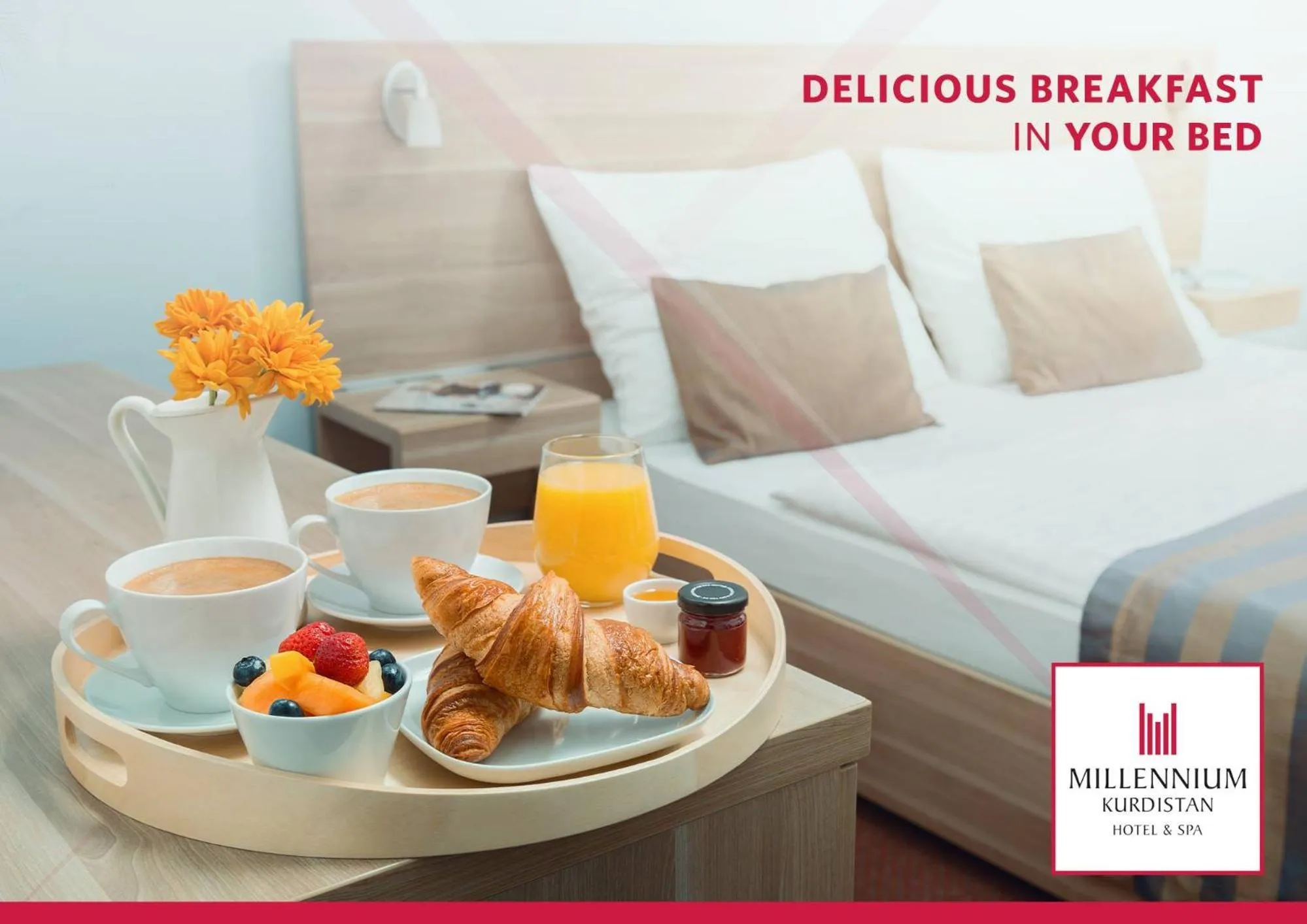 Breakfast, Bed in Millennium Kurdistan Hotel & Spa