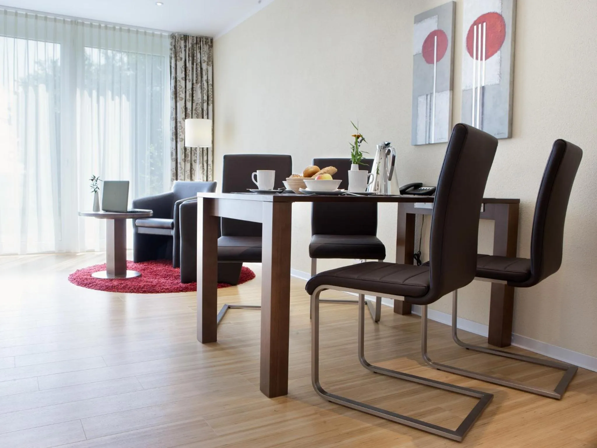 Dining area in Das Quartier