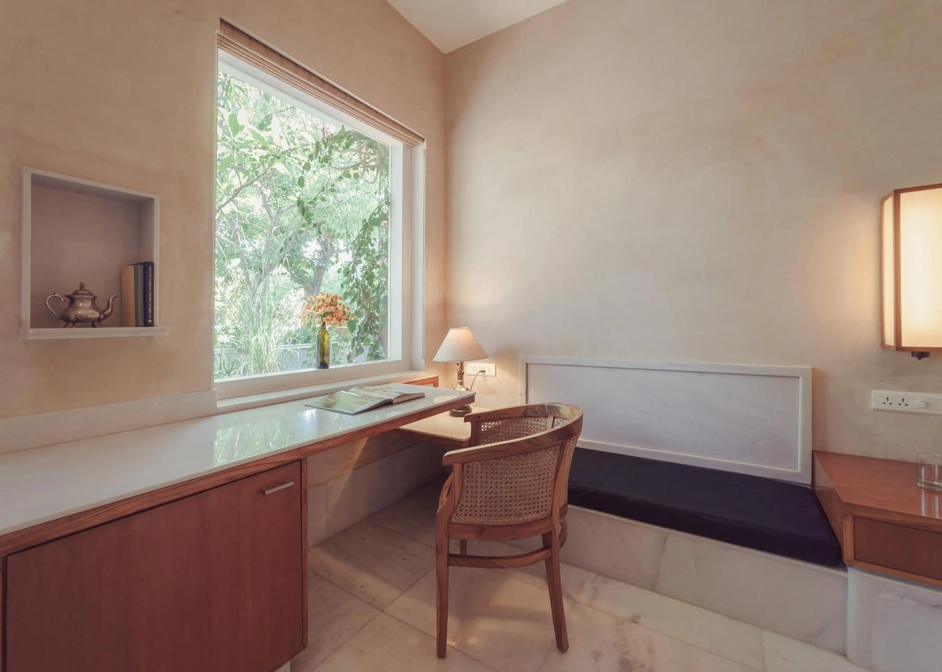 Bedroom in PushkarOrganic - Lux farm resort with pool