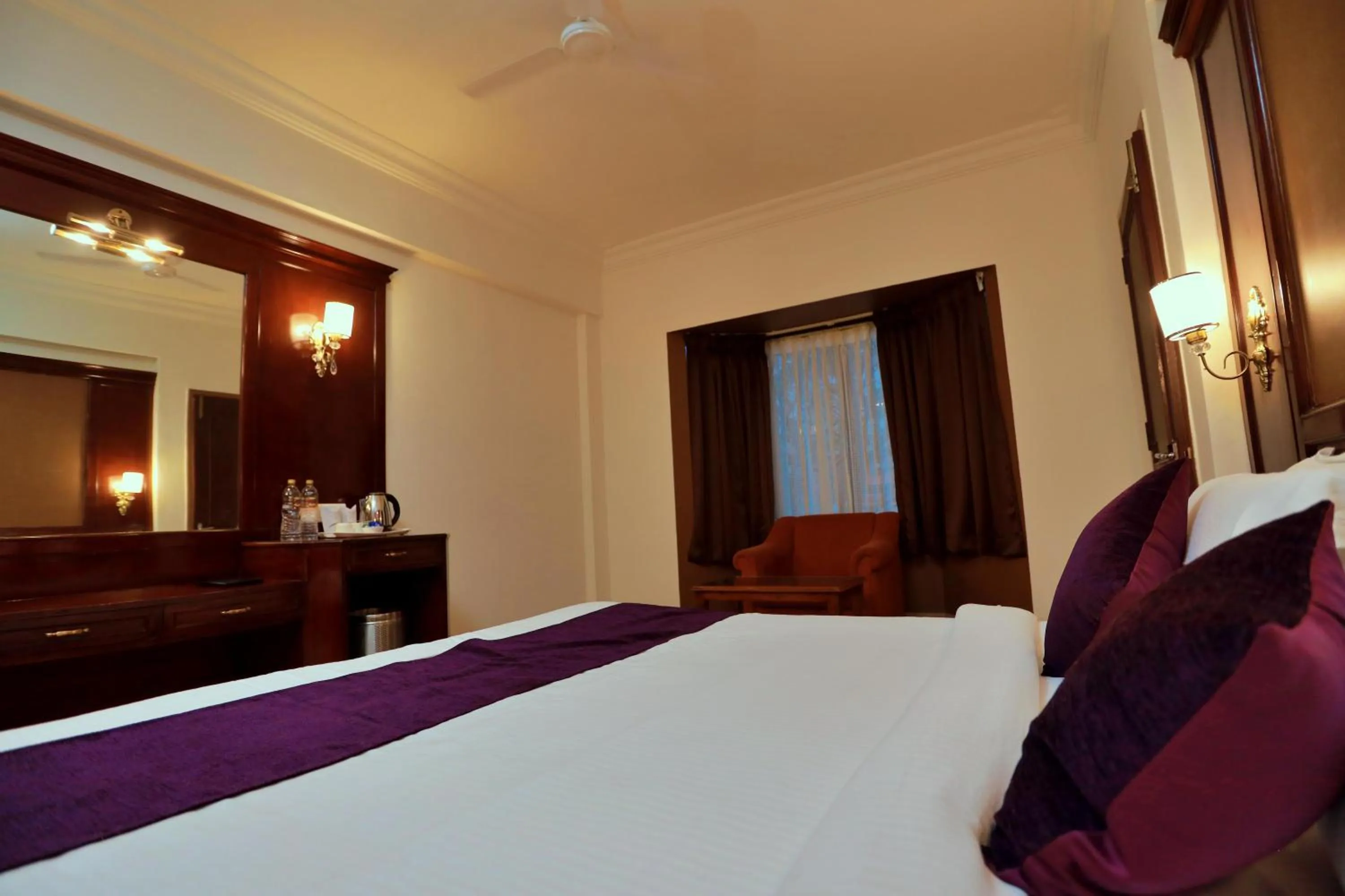 Bed in Hotel Edassery Mansion