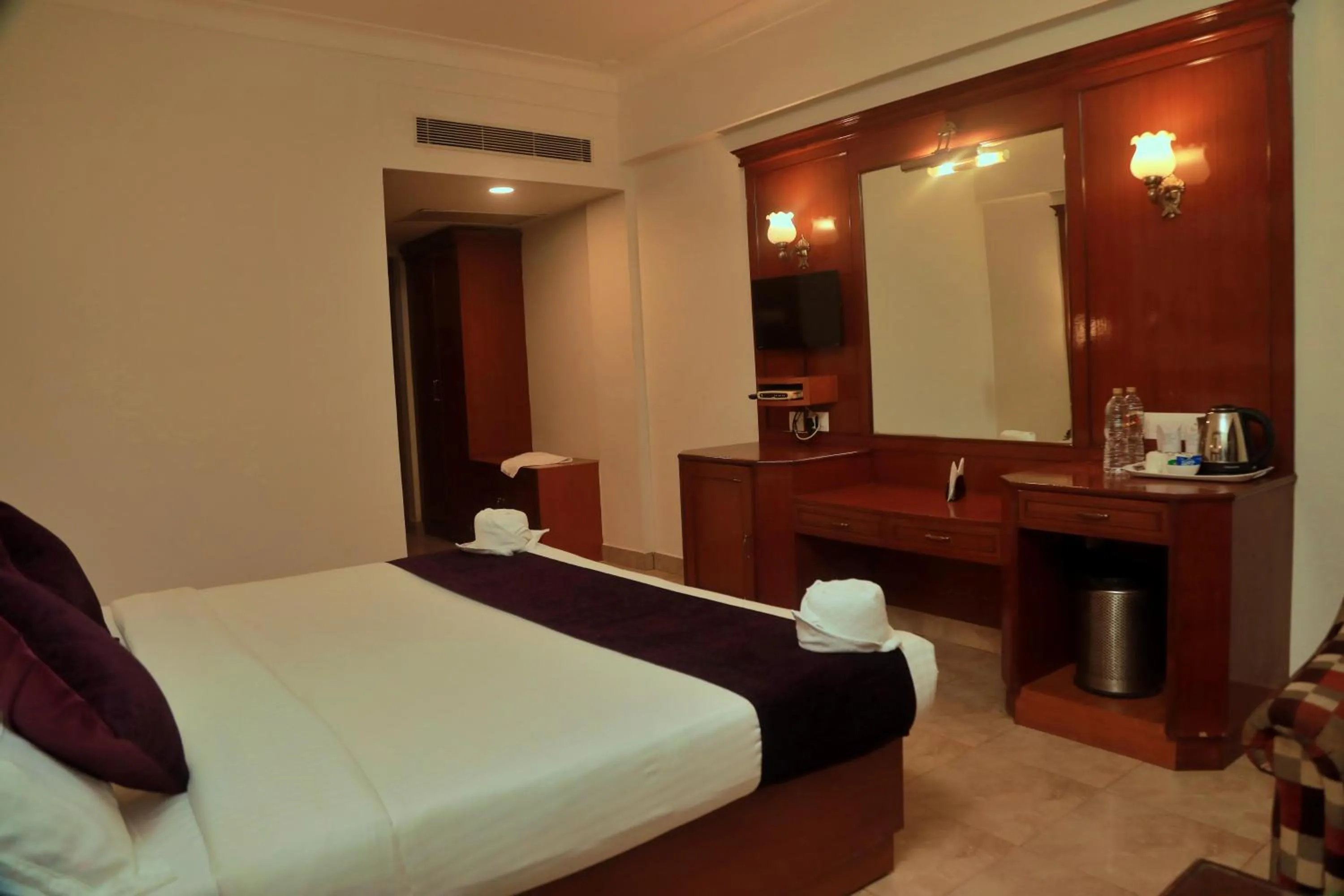 Bed in Hotel Edassery Mansion