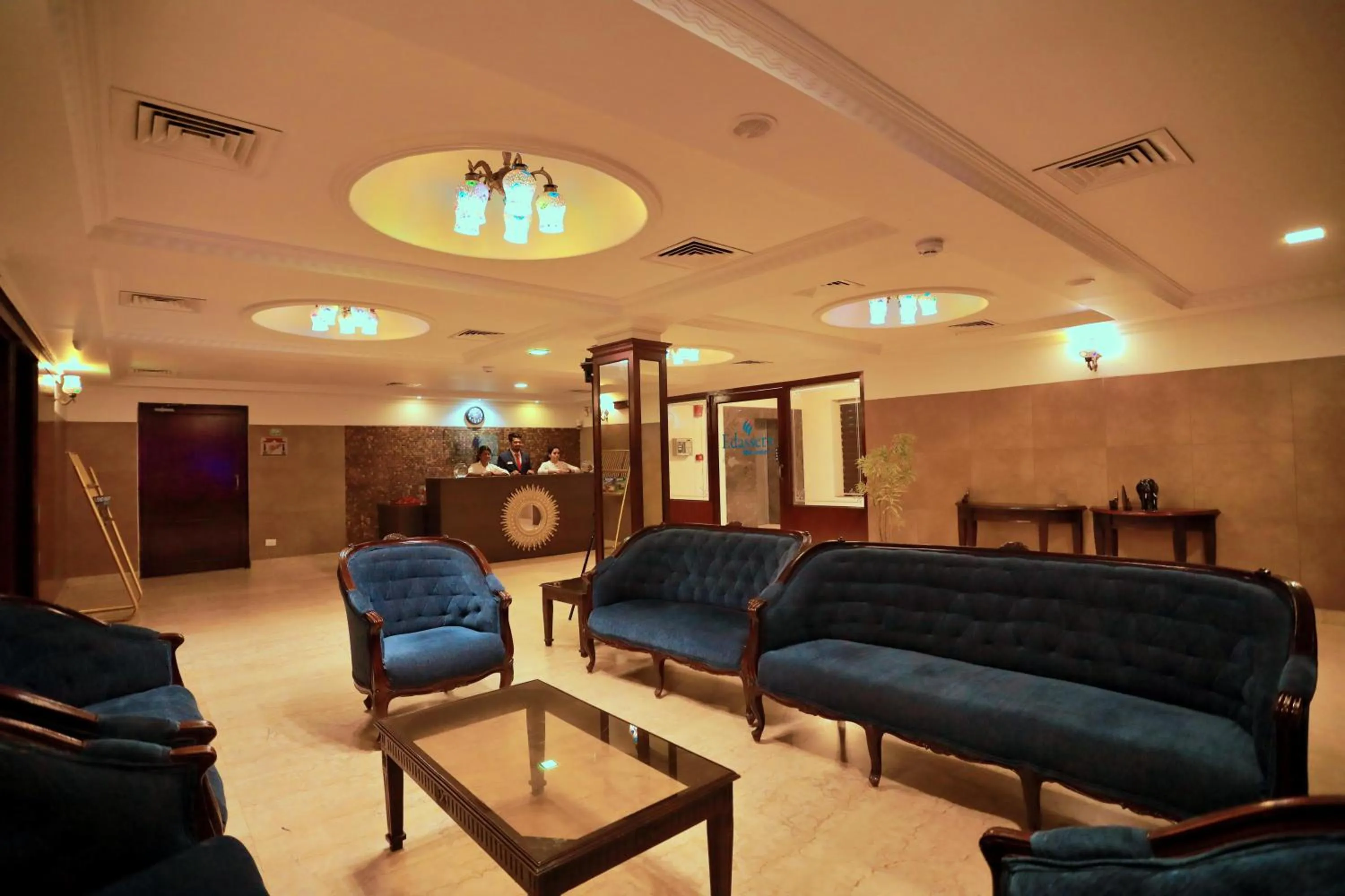 Lobby or reception in Hotel Edassery Mansion