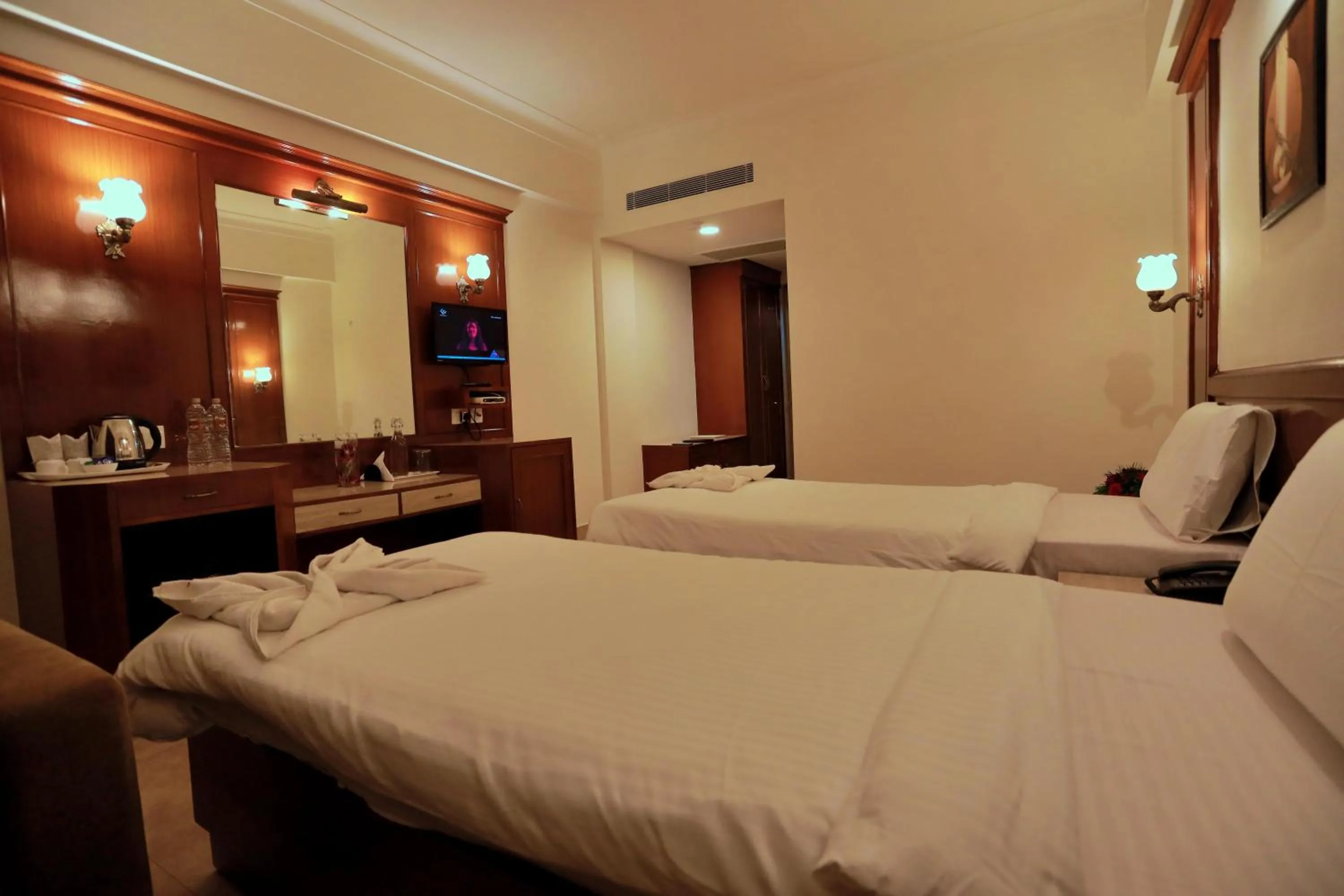 Bed in Hotel Edassery Mansion