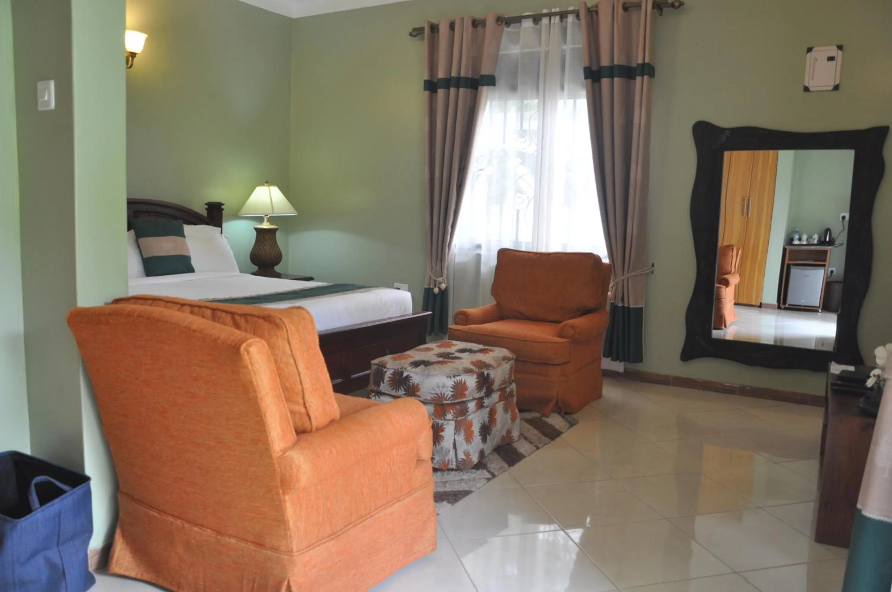 Living room in Home Bliss Hotel- Fort portal Uganda