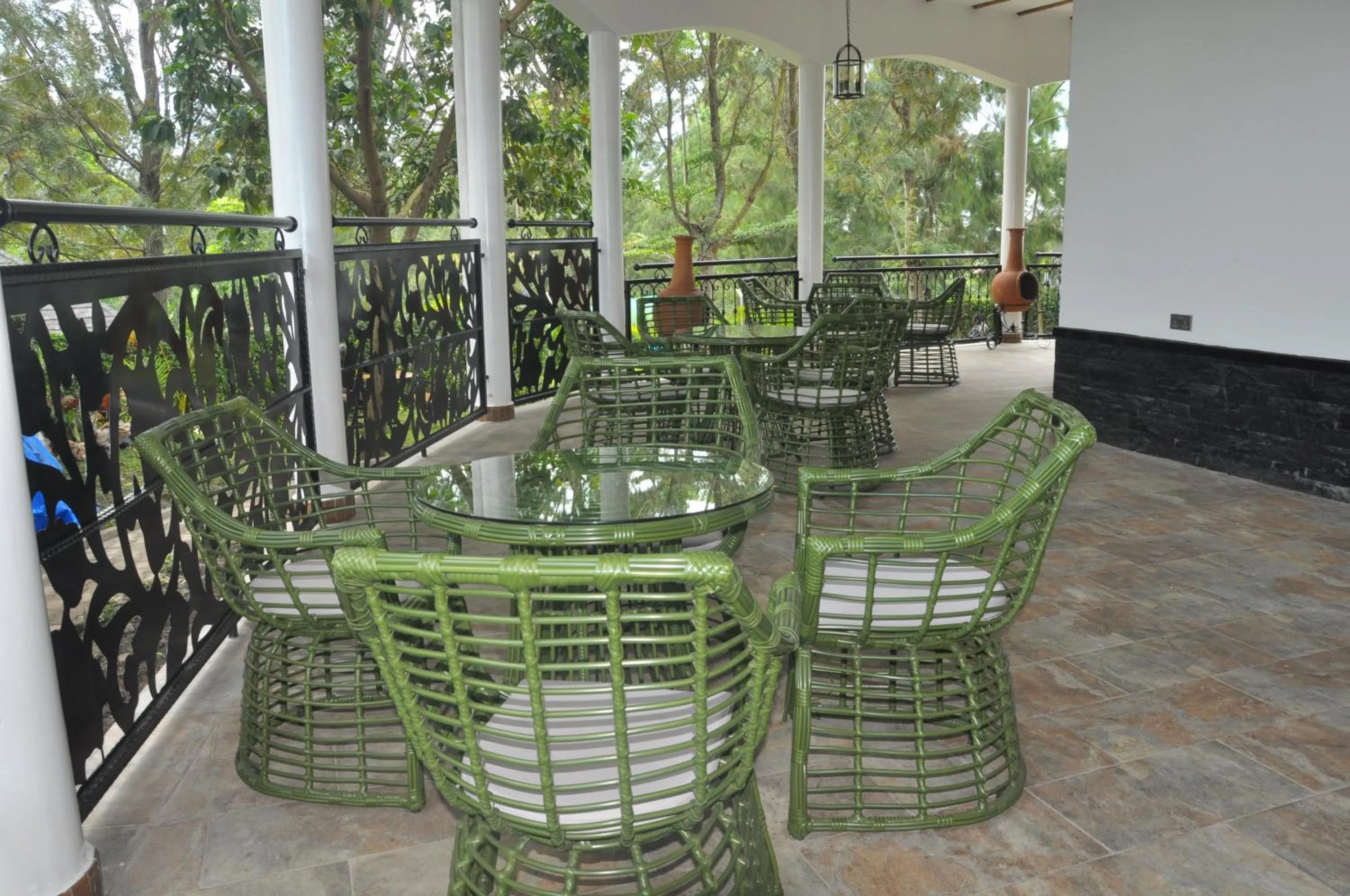 Patio in Home Bliss Hotel- Fort portal Uganda