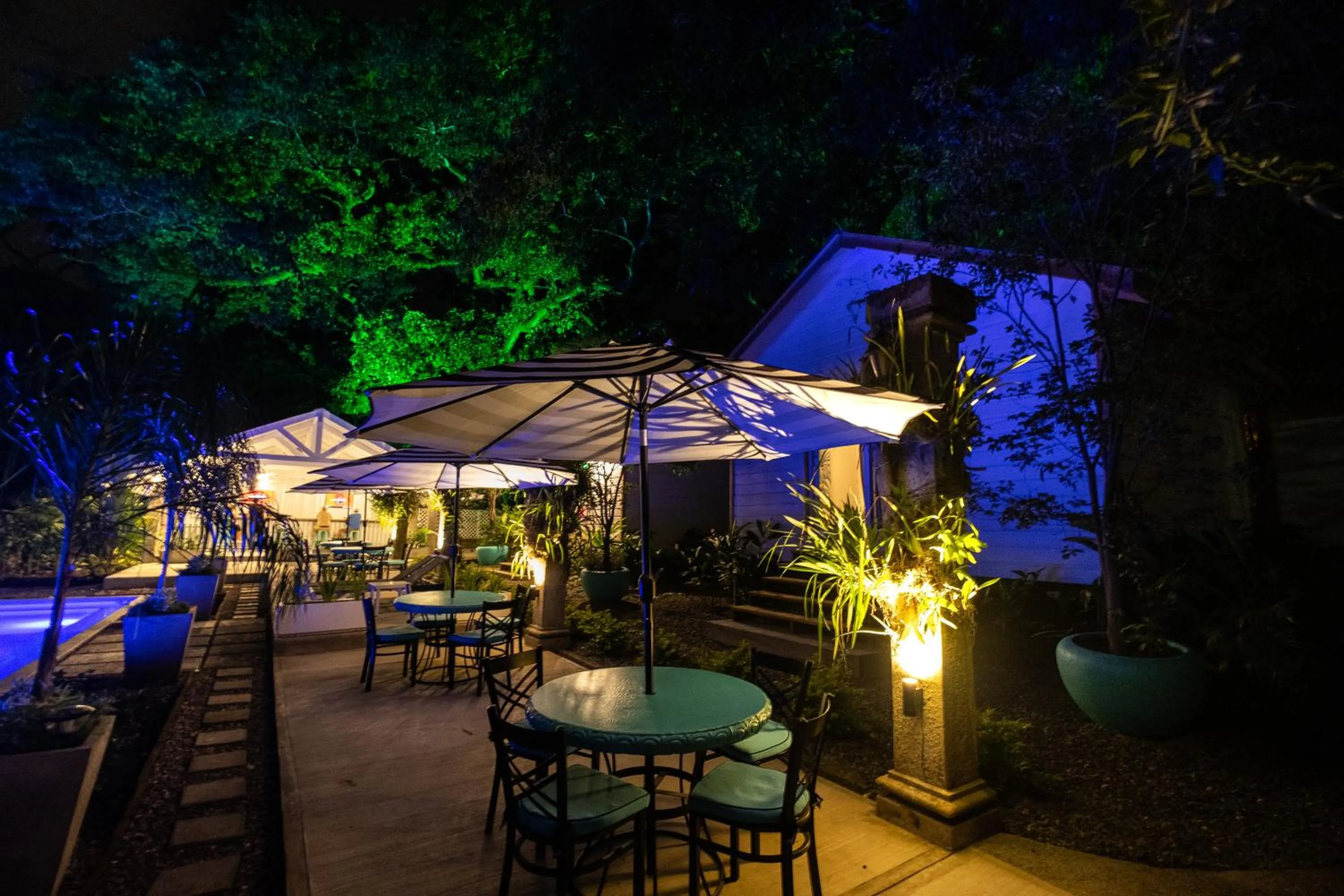 Patio in Angeli Gardens Boutique Hotel