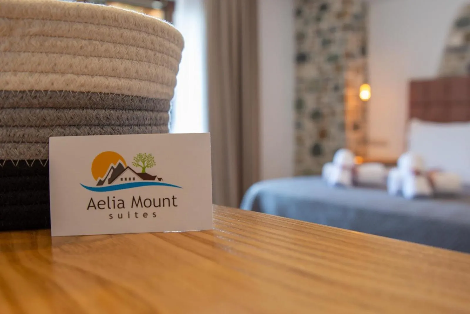 Bed in Aelia Mount Suites