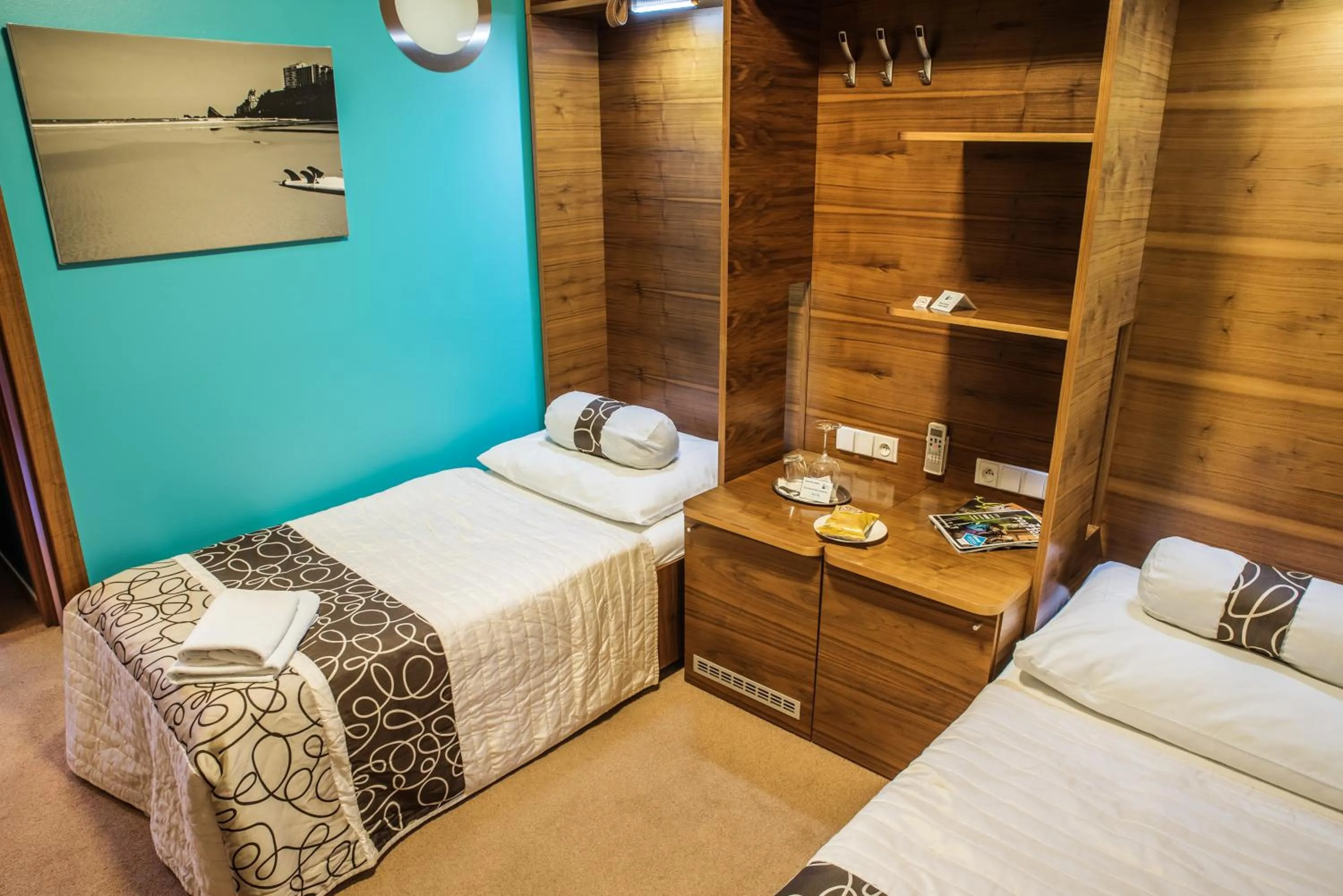 Bed in Restaurant & Design Hotel Noem Arch