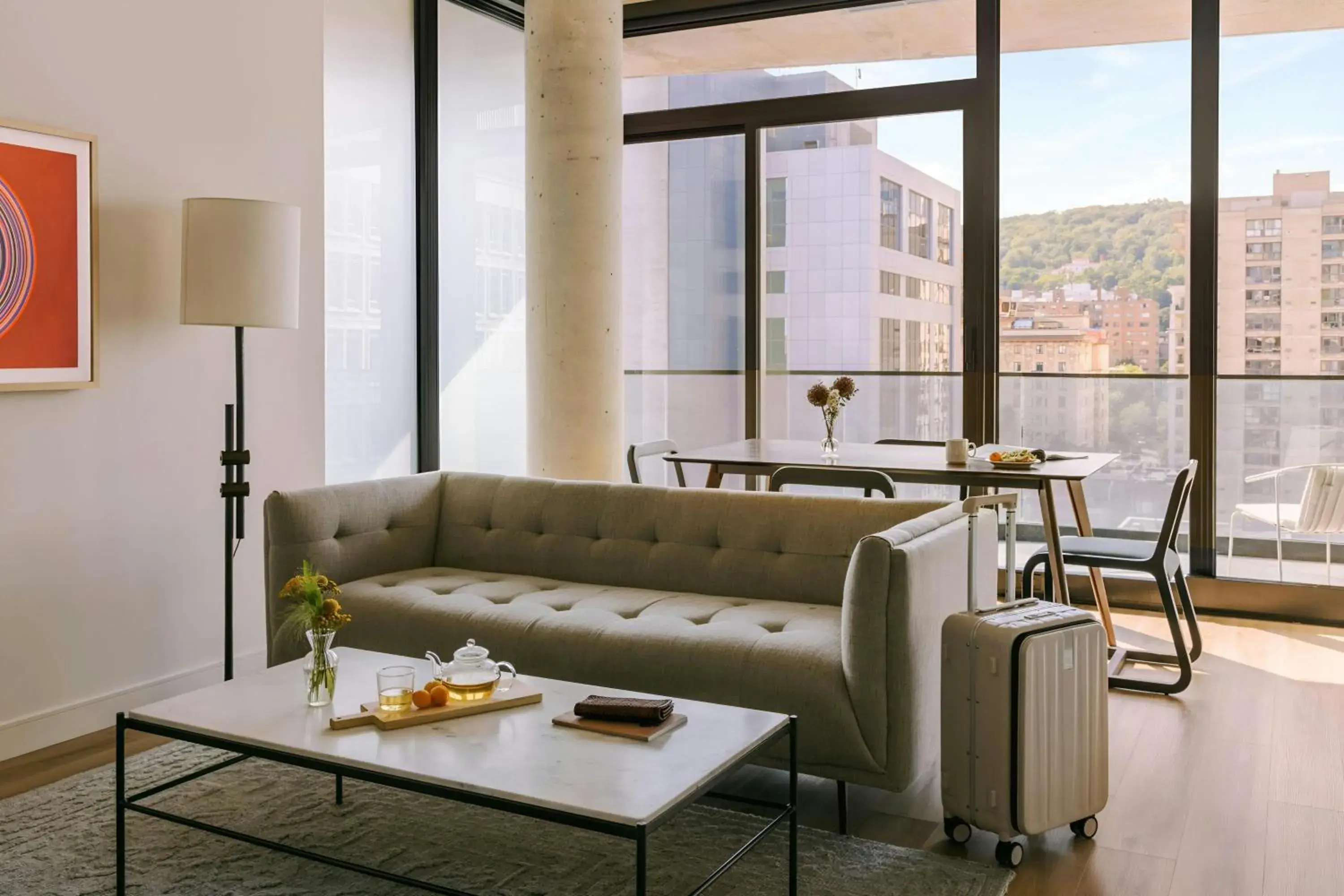 Two-Bedroom Apartment with One Queen Bed and One Twin Bed in Sonder by Marriott Bonvoy Maisonneuve Apartments Downtown Two-Bedroom Apartment with One Queen Bed and One Twin Bed in Sonder by Marriott Bonvoy Maisonneuve Apartments Downtown