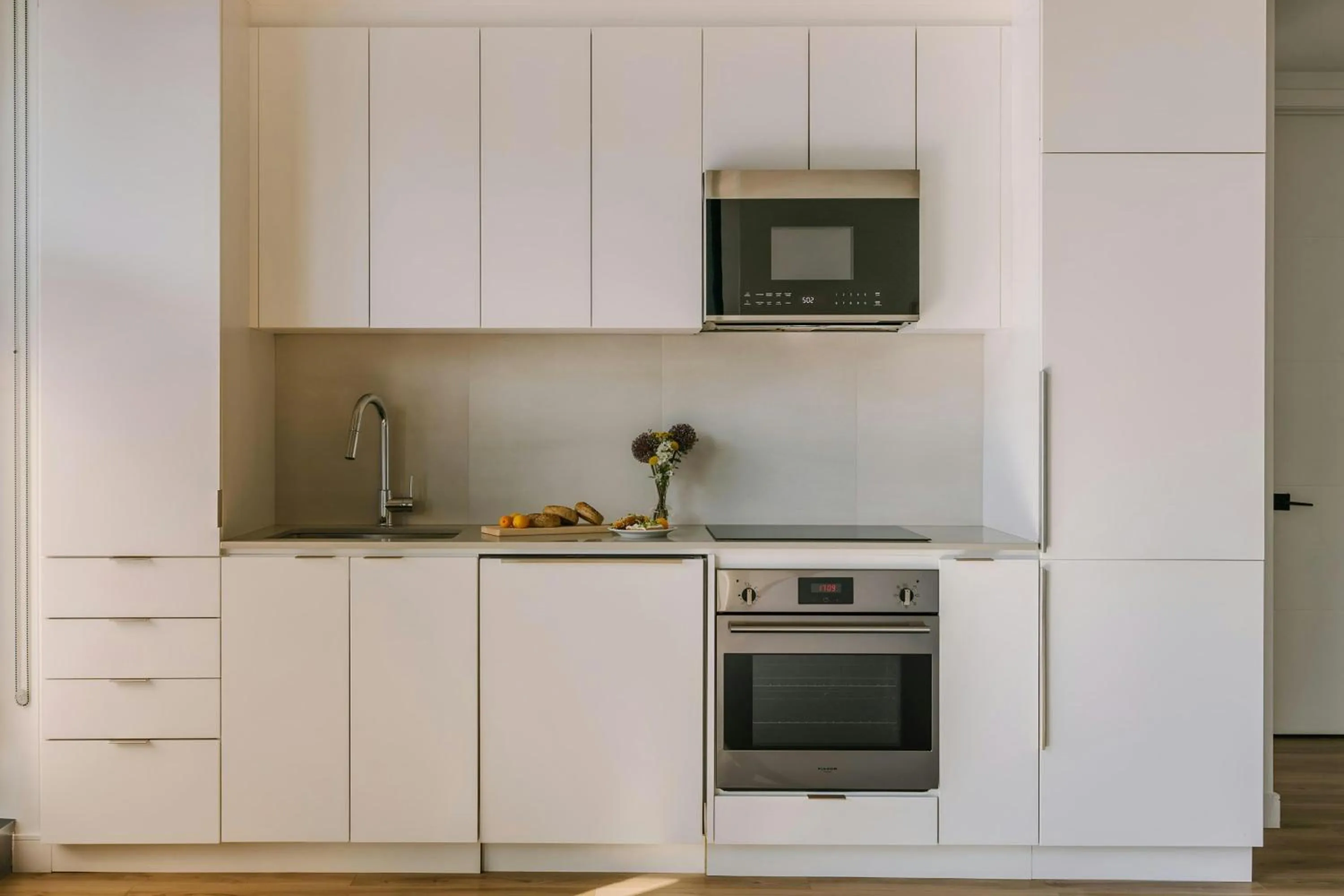 Kitchen or kitchenette in Sonder by Marriott Bonvoy Maisonneuve Apartments Downtown