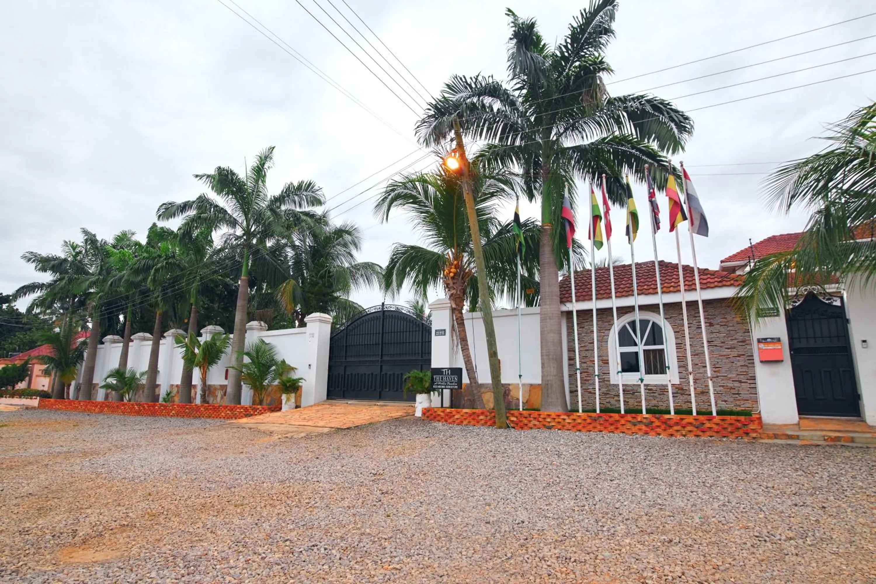 Property building in The Haven Boutique Hotel