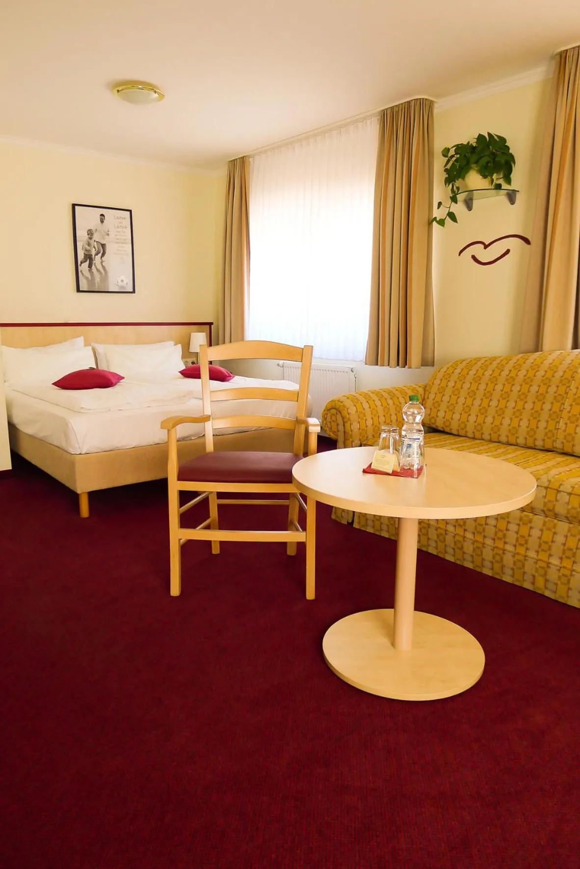 Bed in Seehotel Weit Meer