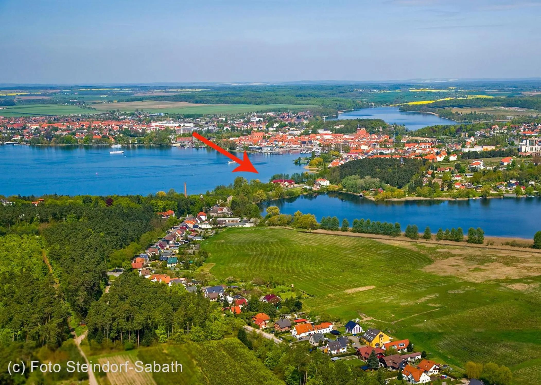 Bird's eye view in Seehotel Weit Meer