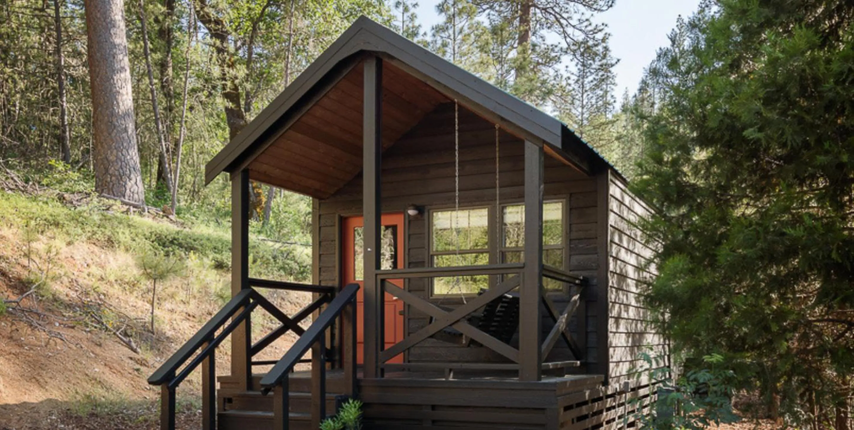 Patio in AutoCamp Catskills