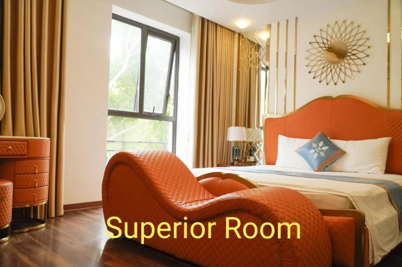 Bed in Bao Ngoc Hotel Linh Dam