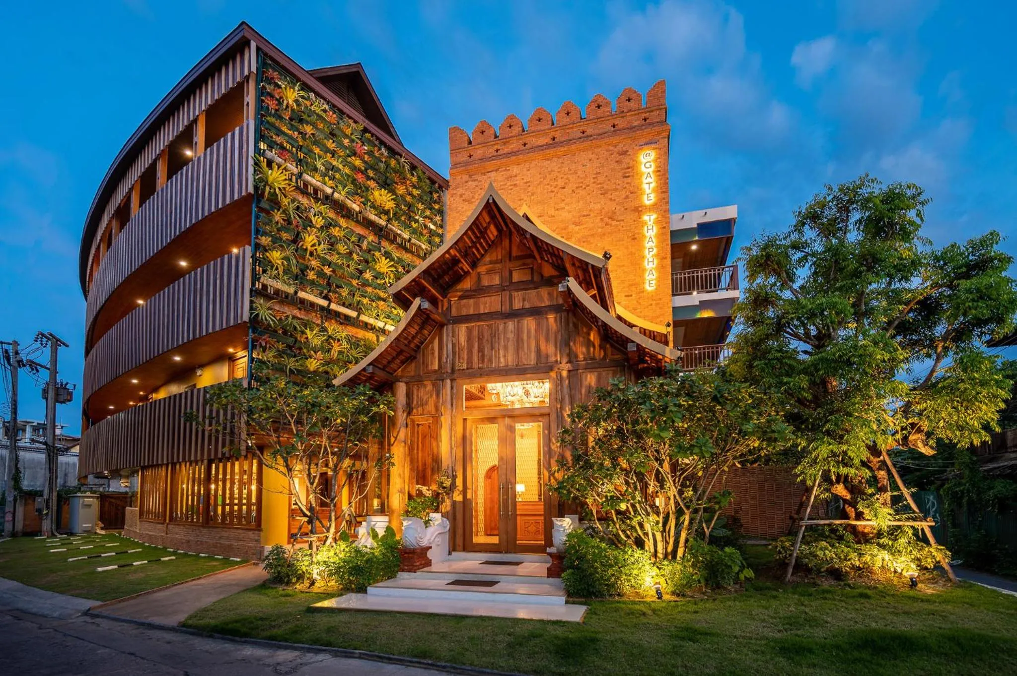 Property building in At Gate Thaphae Hotel