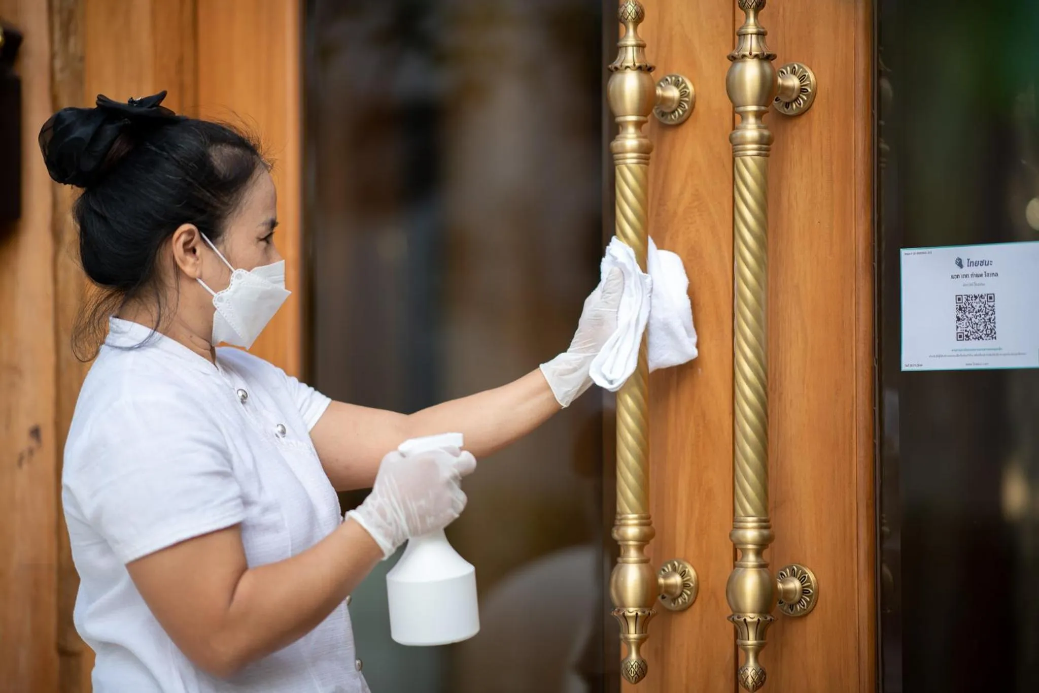 Staff in At Gate Thaphae Hotel