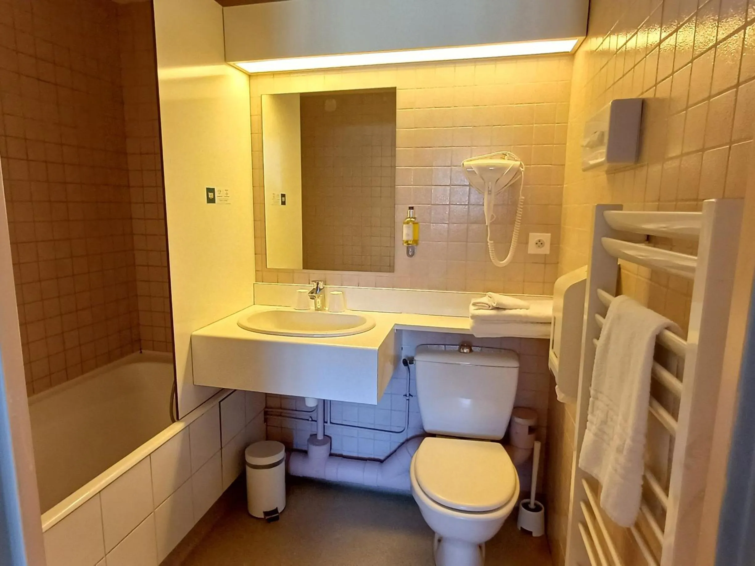 Property building in Logis Hotel Le Cerf