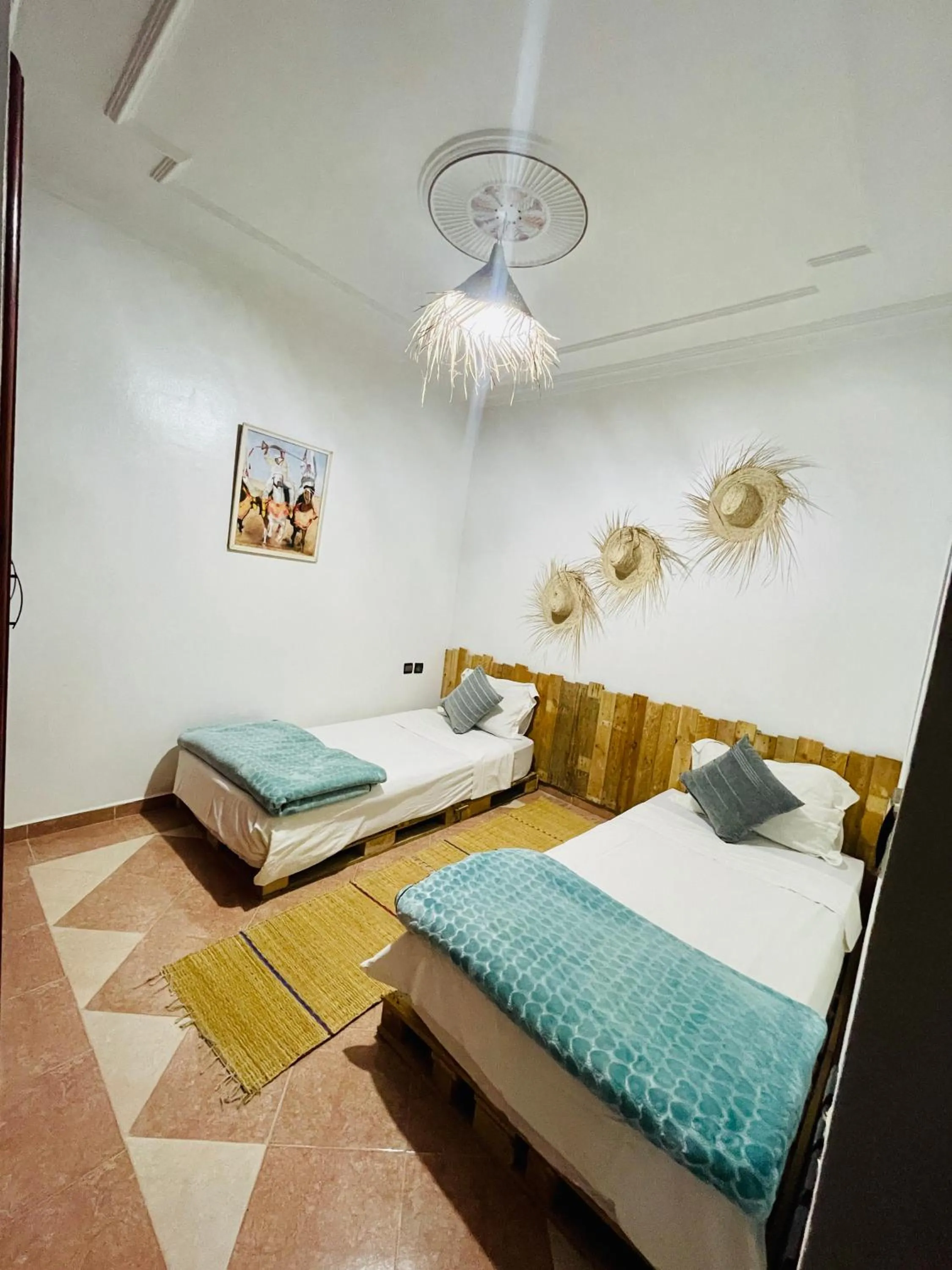 Budget Twin Room in Tamraght White Hostel