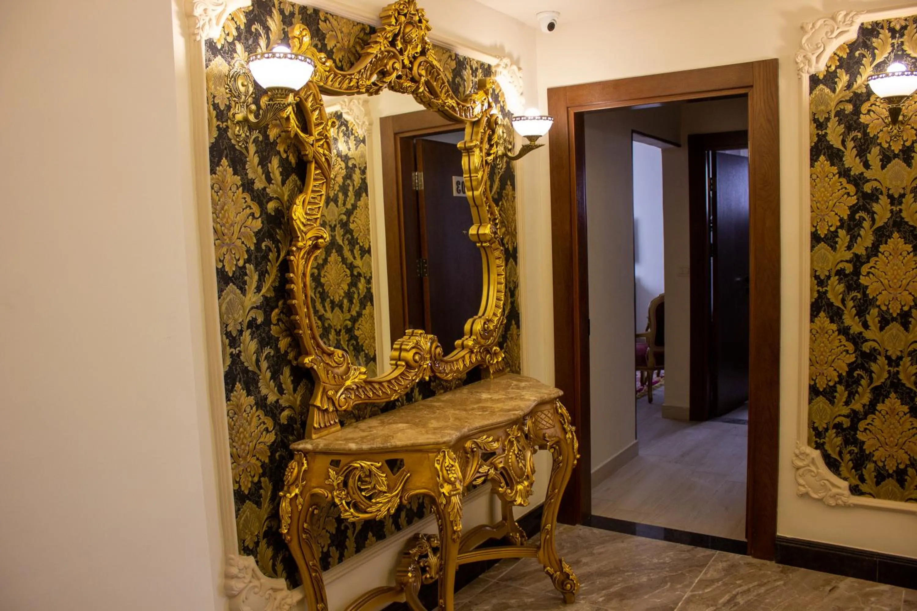 Decorative detail in Khan Khediwe Hotel