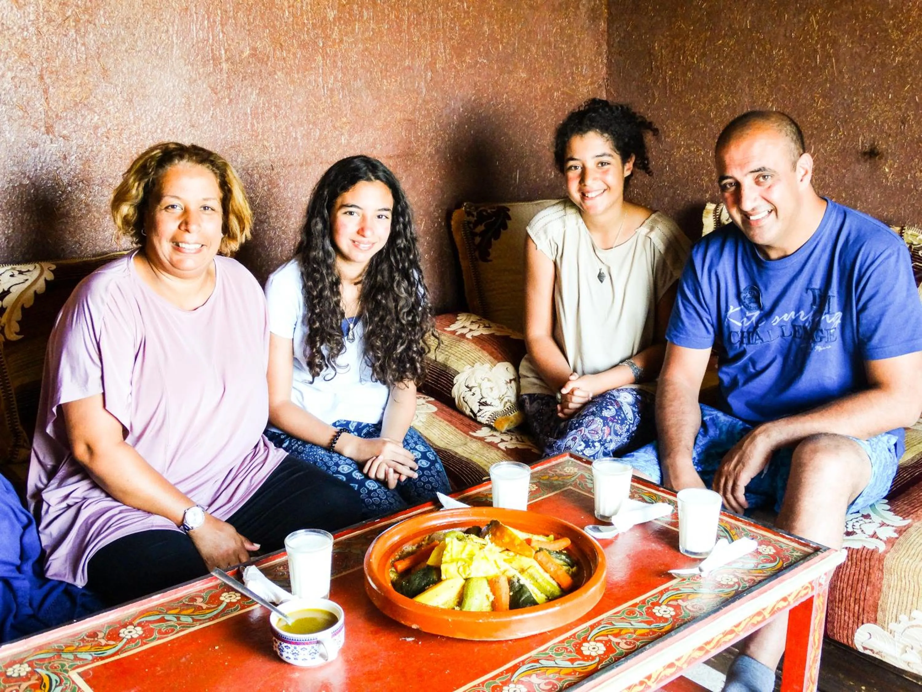 Family in Jad Auberge