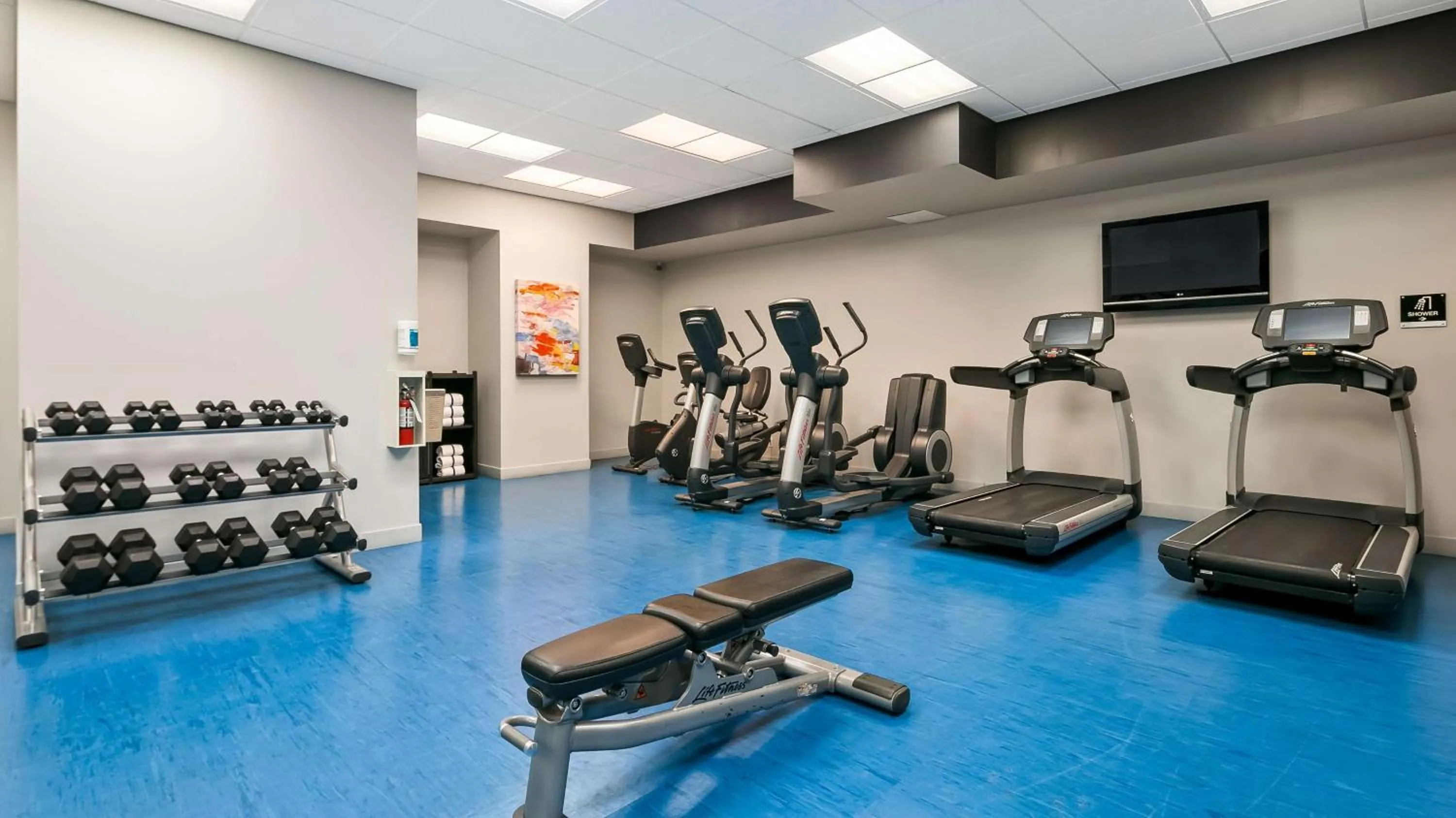 Fitness centre/facilities in Best Western Plus Village Park Inn