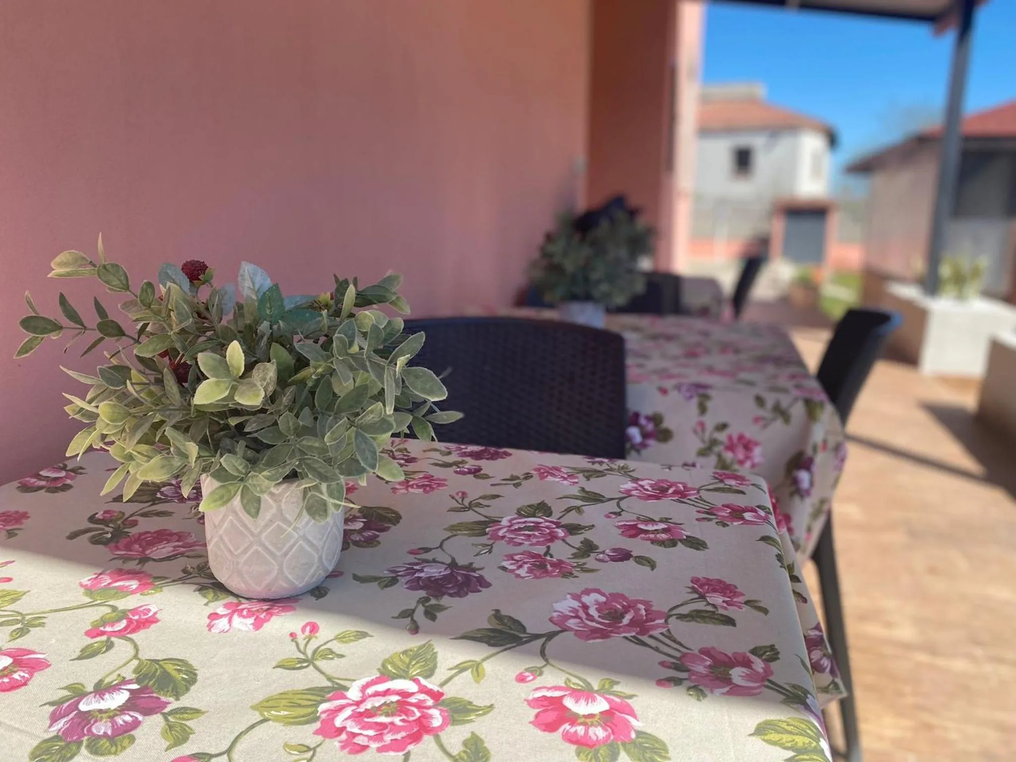 Patio in B&B Corvara