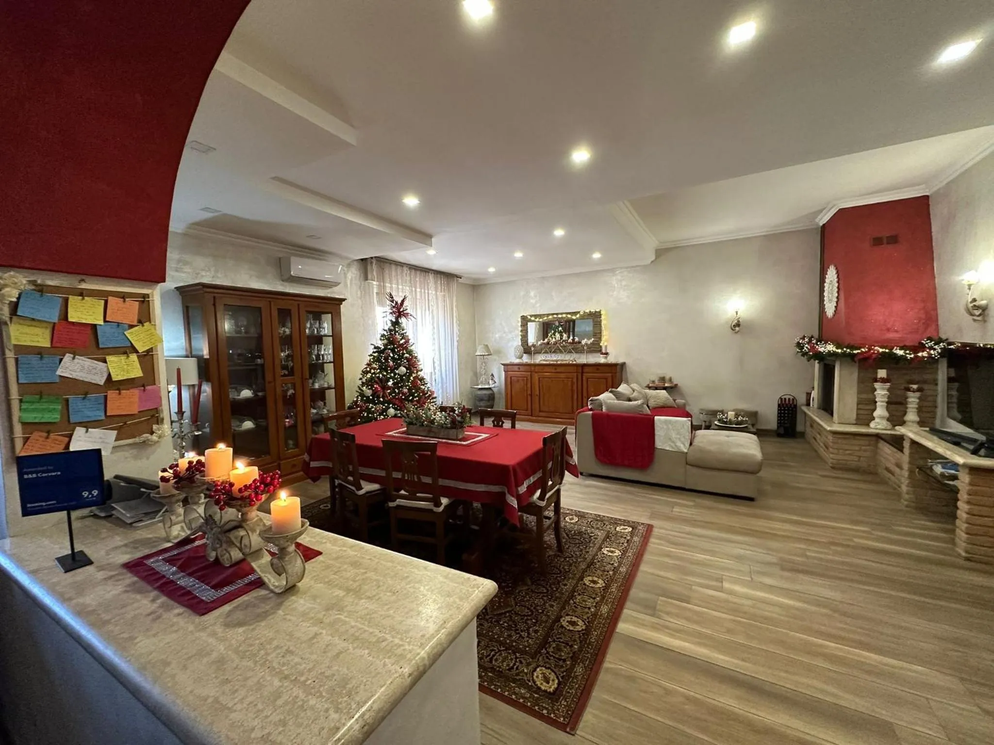 Living room in B&B Corvara