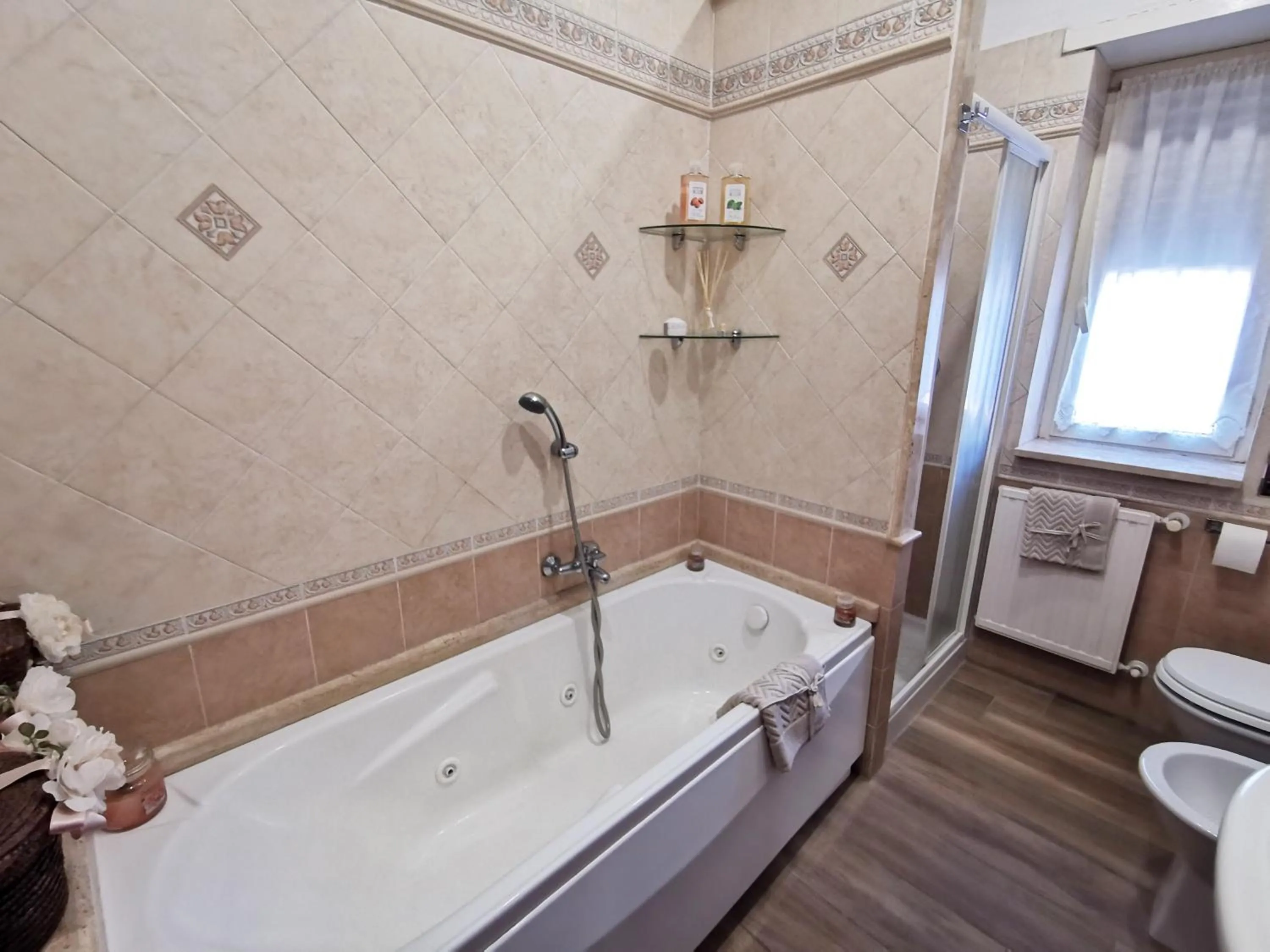 Hot Tub in B&B Corvara