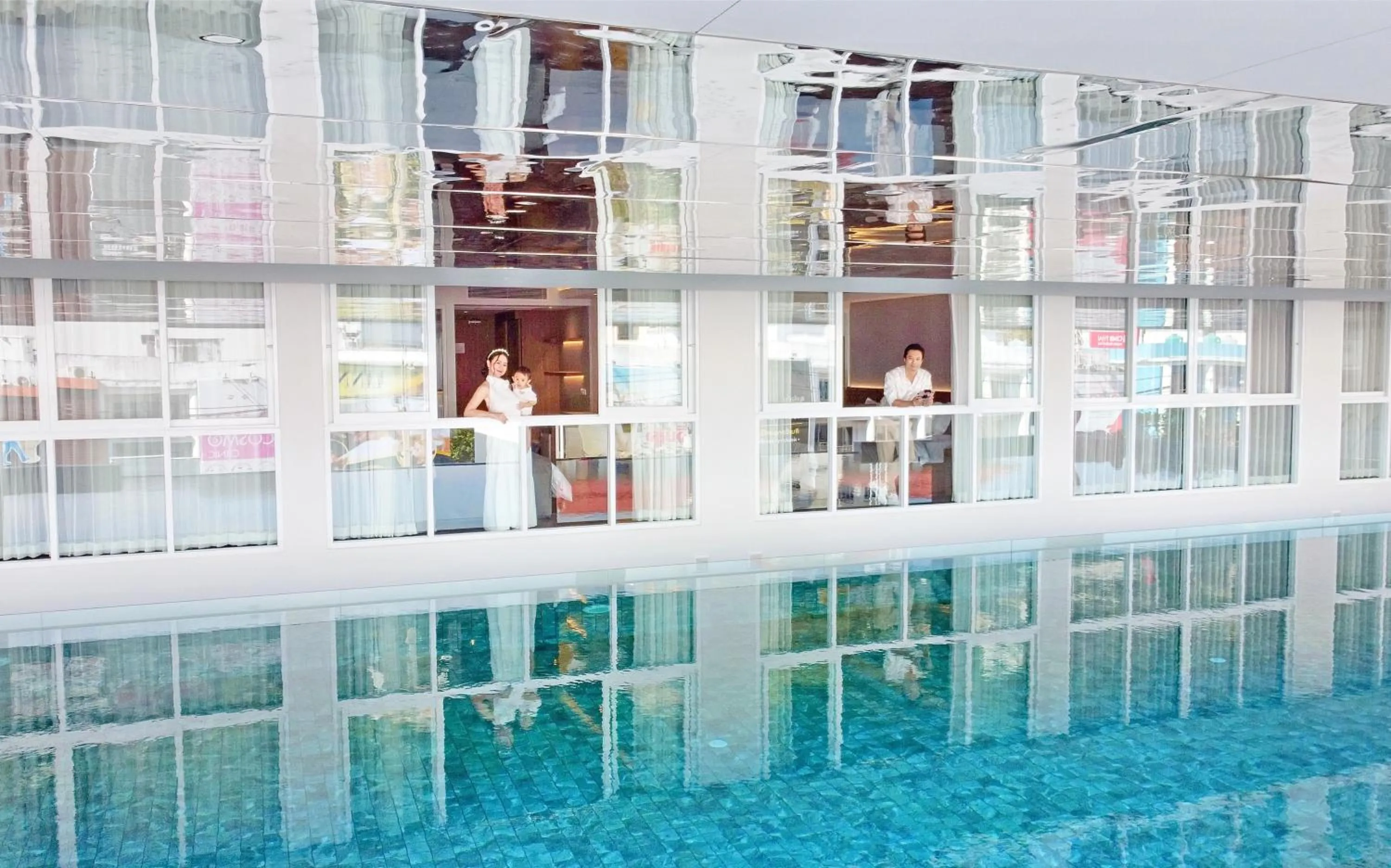 Pool view in Shambhala Hotel Pattaya