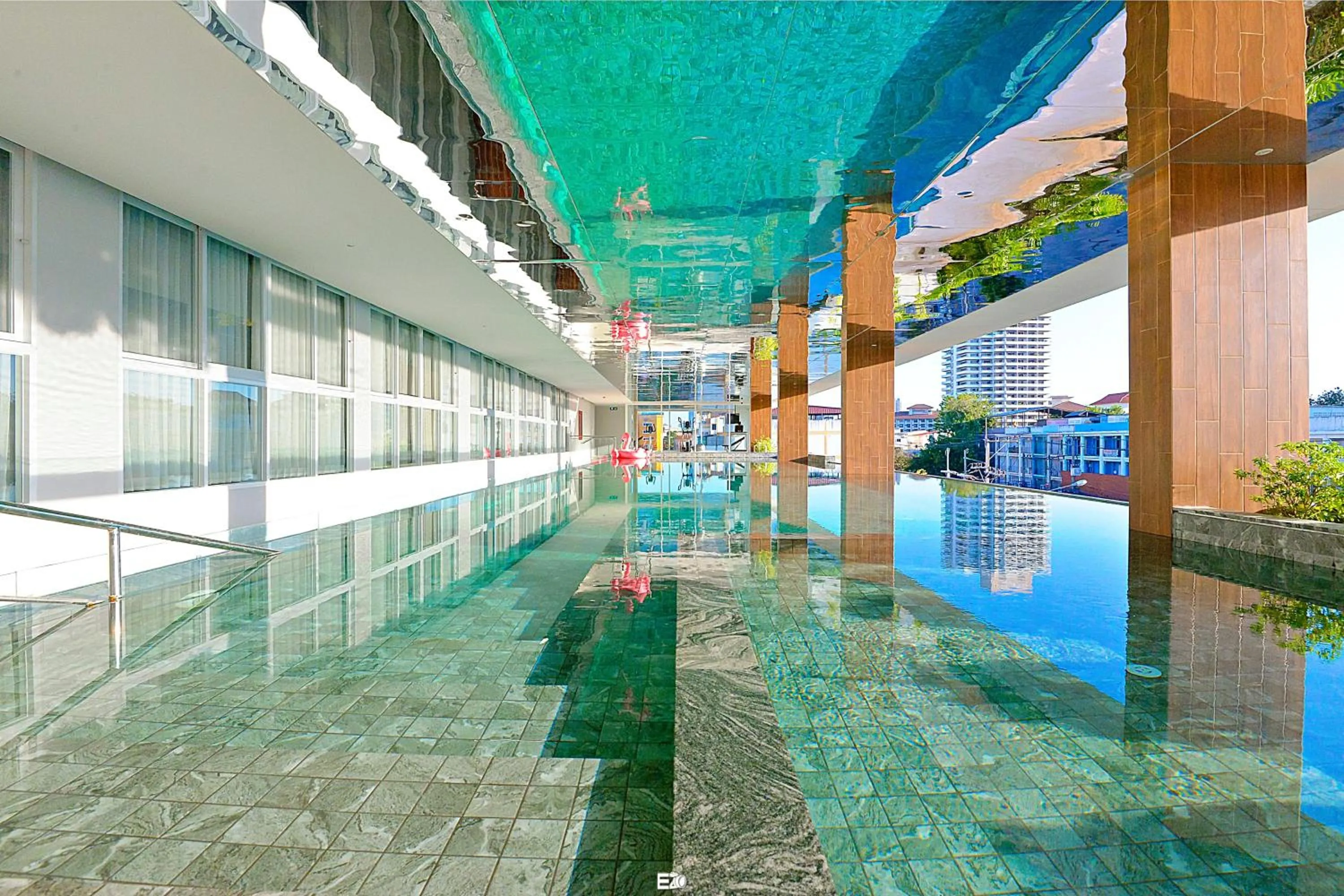 Swimming pool in Shambhala Hotel Pattaya