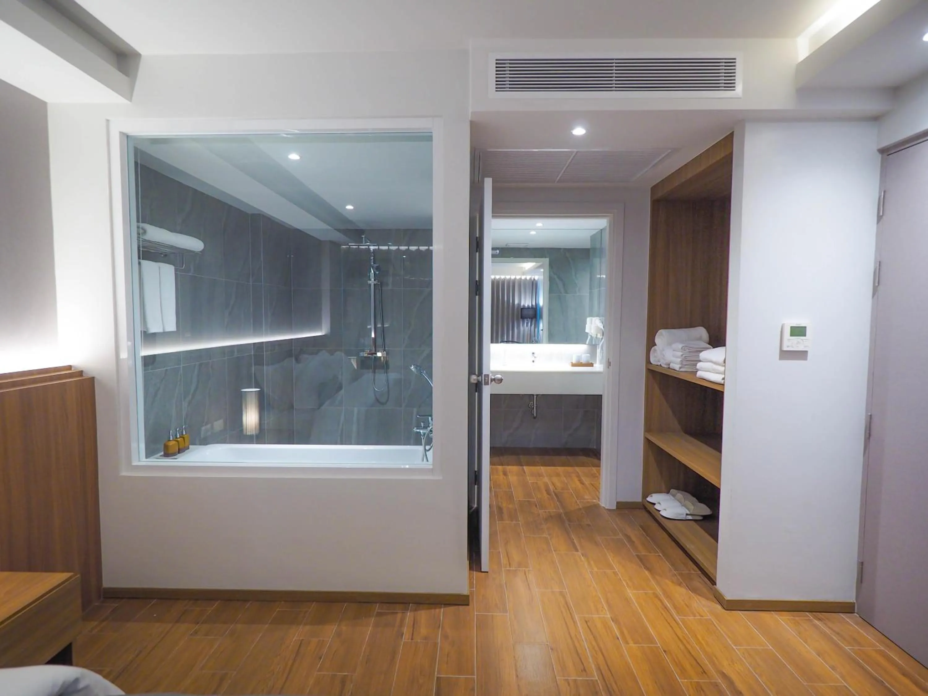 Shower in Shambhala Hotel Pattaya