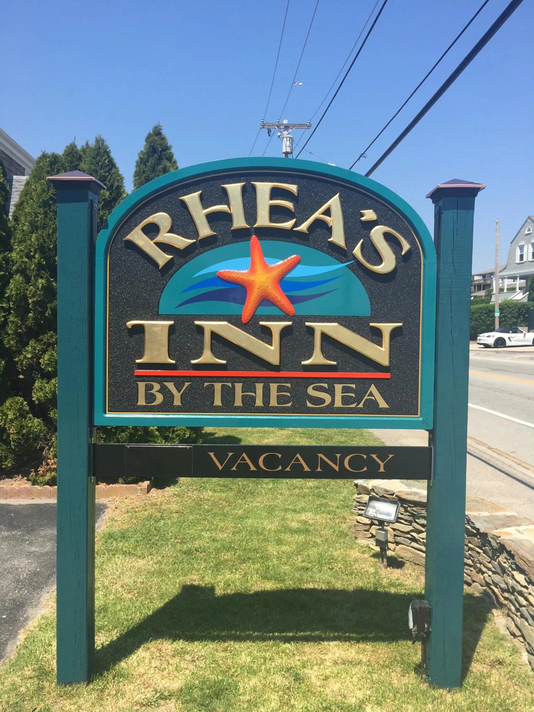 Property logo or sign in Rhea's Inn by the Sea