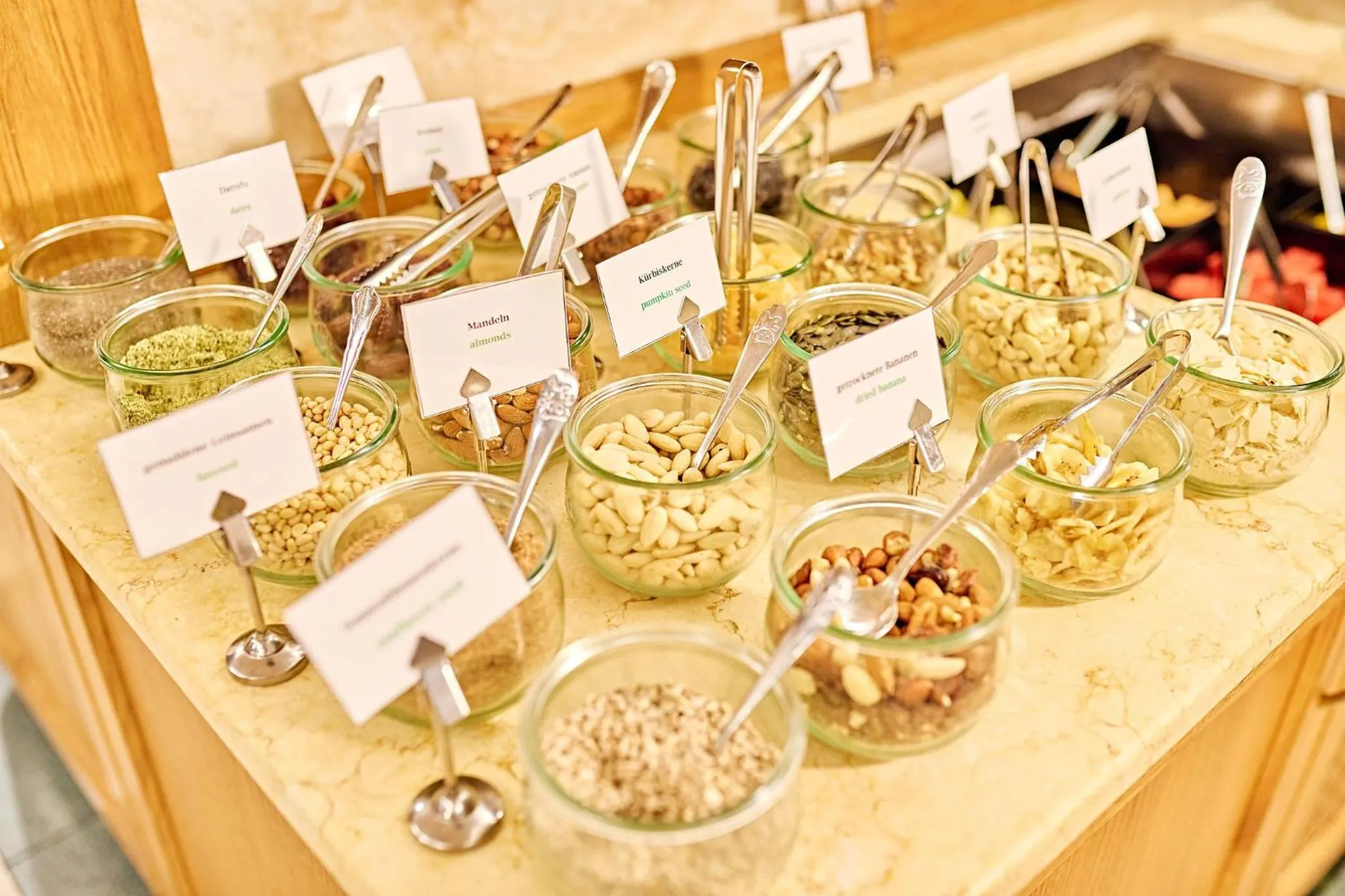 Buffet breakfast in Thermenwelt Hotel Pulverer