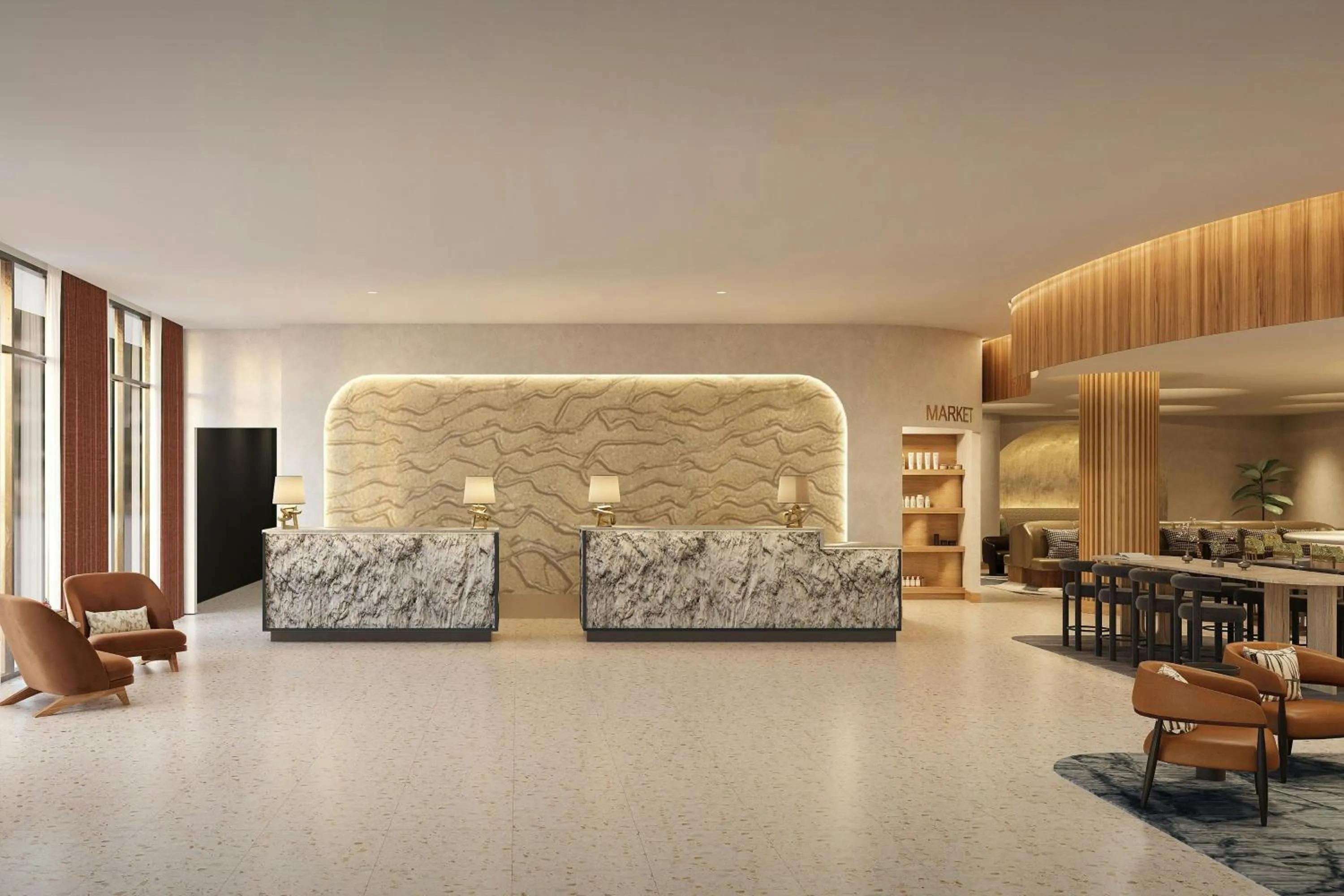 Lobby or reception in The Westin Galleria Dallas