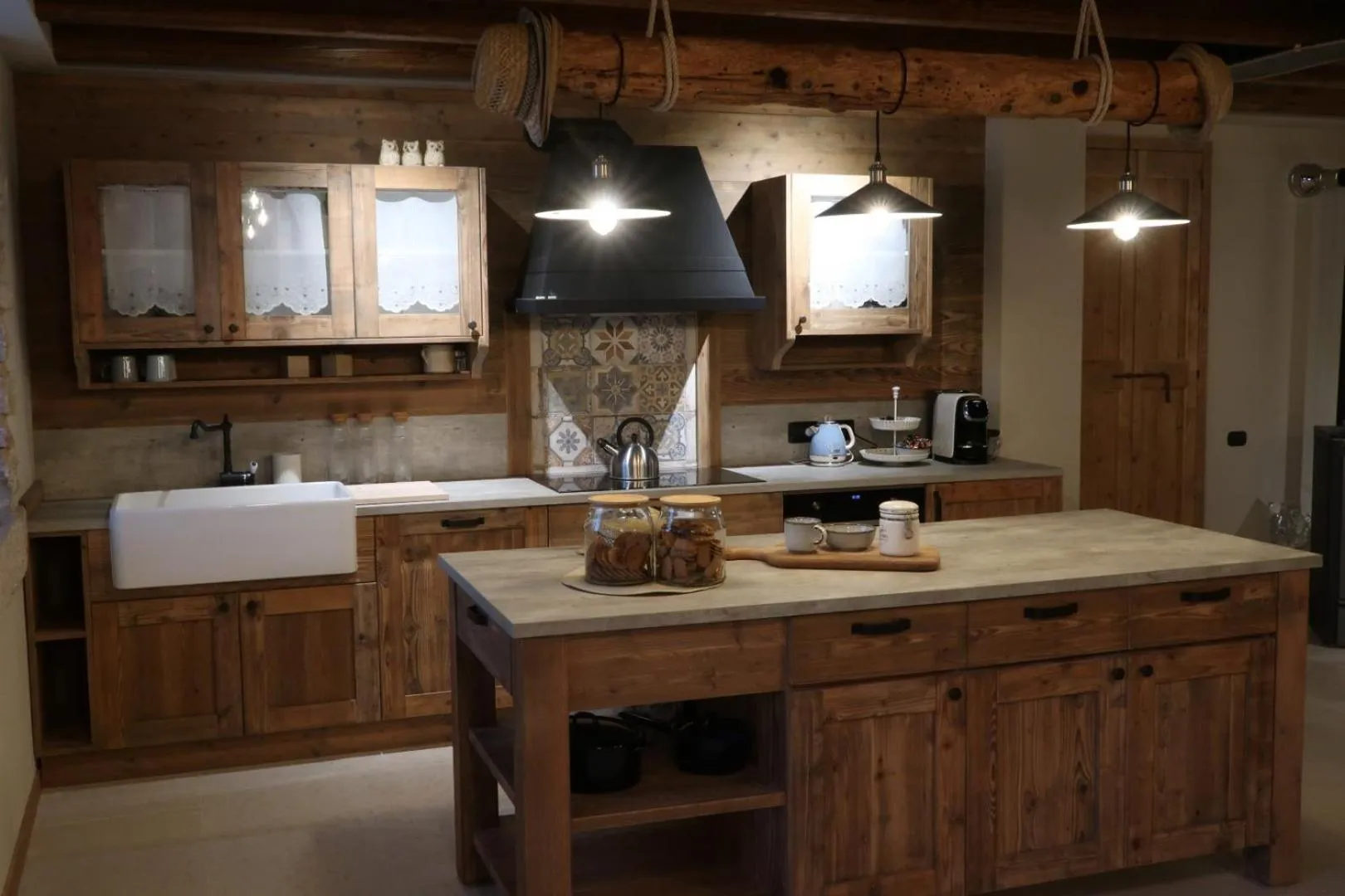 Dining area in Malga Laben