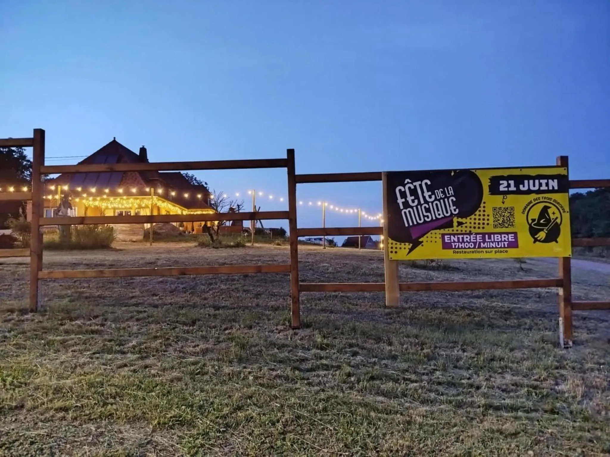 Garden in Domaine des Trois Sorciers