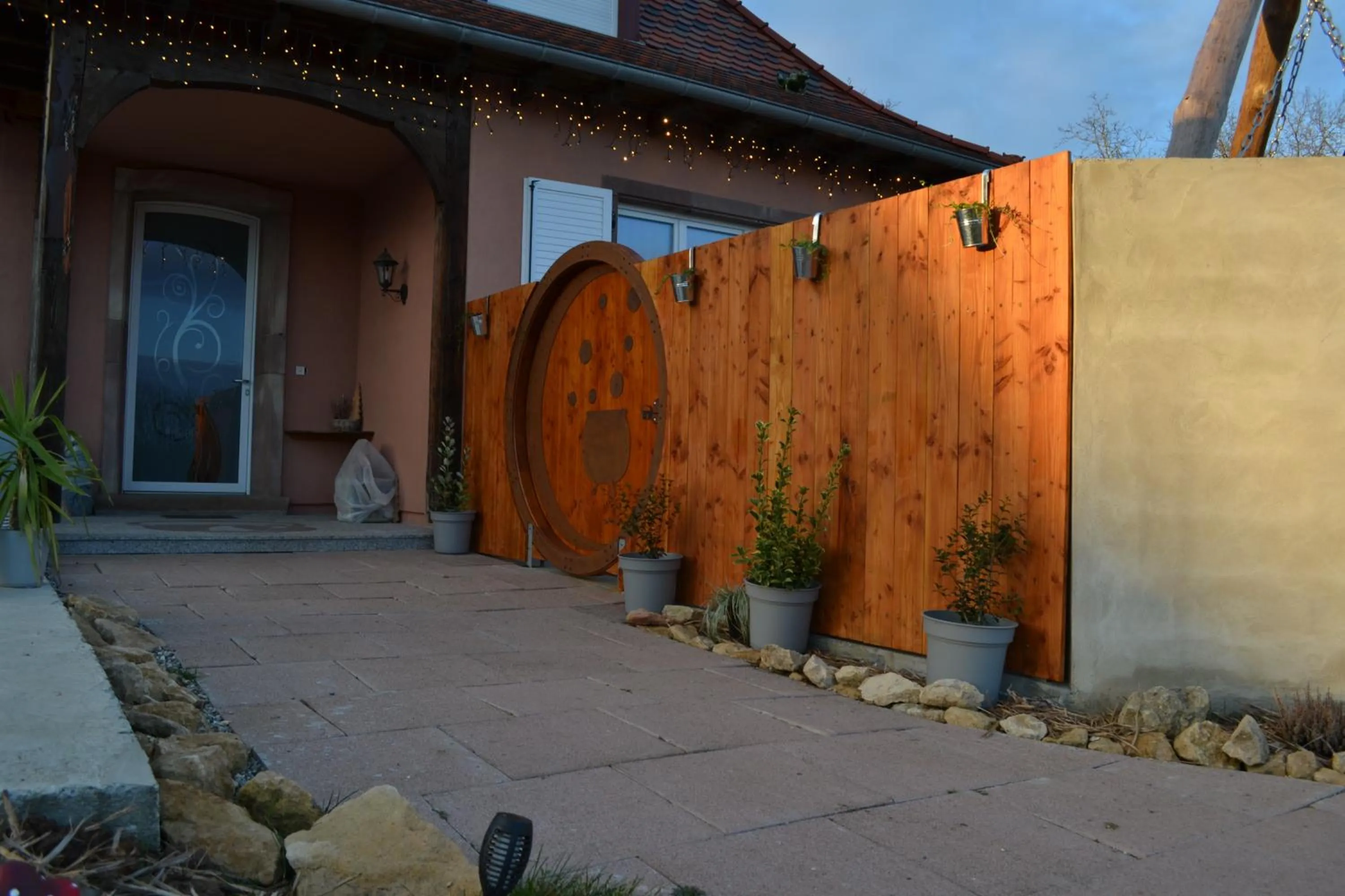 Hot Spring Bath in Domaine des Trois Sorciers