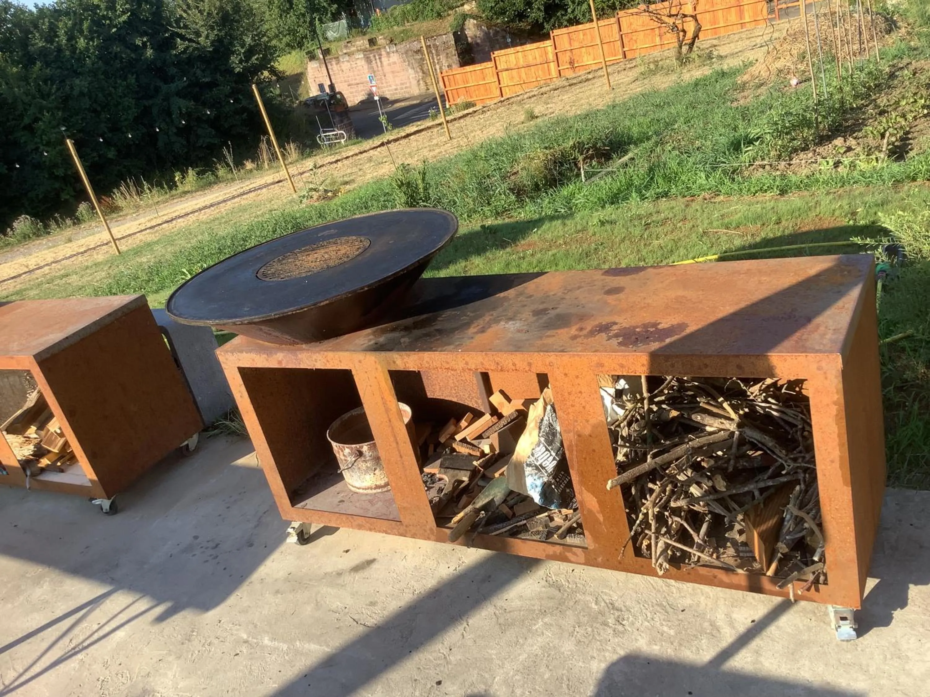 BBQ facilities in Domaine des Trois Sorciers