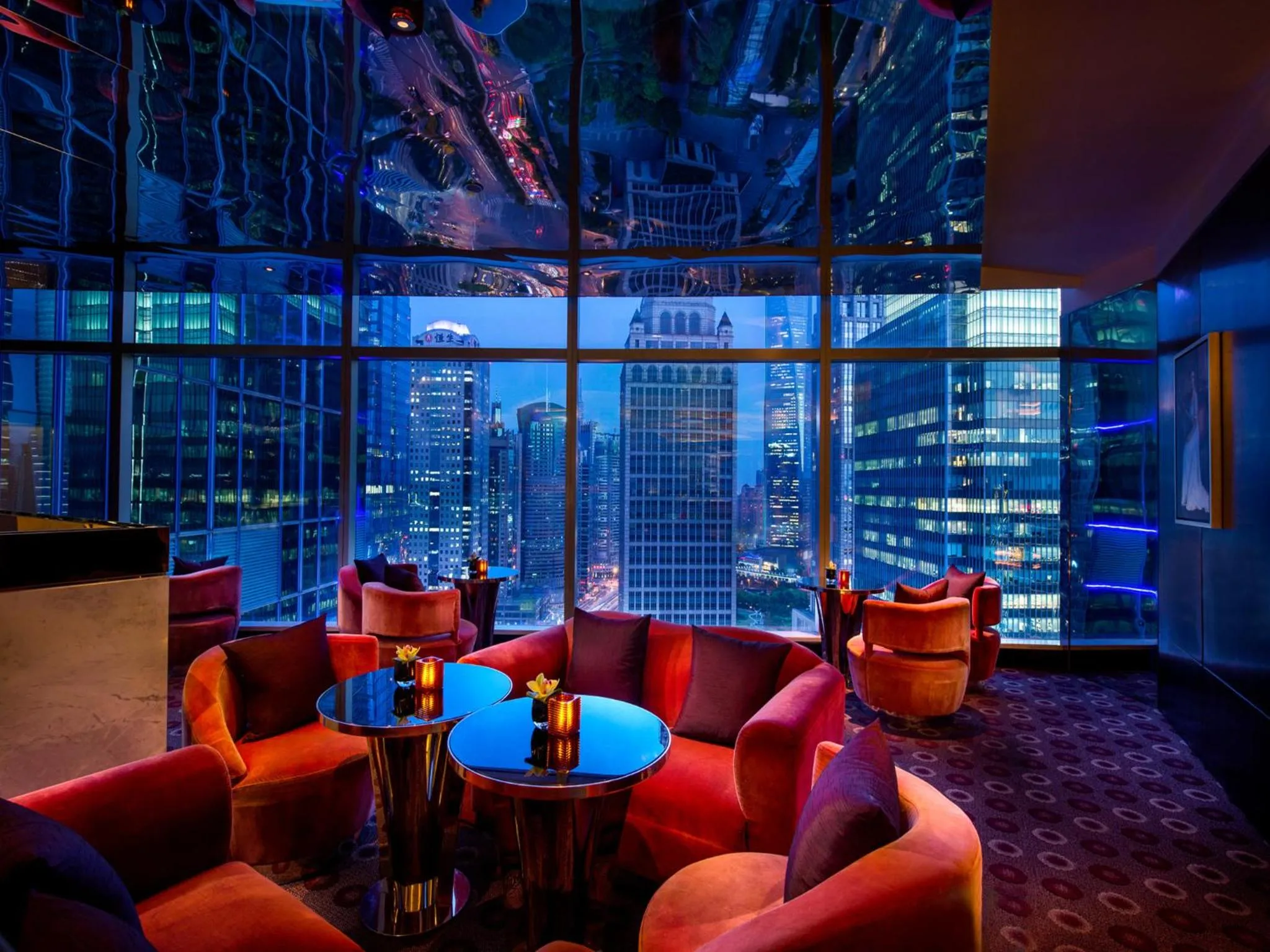 Lounge or bar in Grand Kempinski Hotel Shanghai
