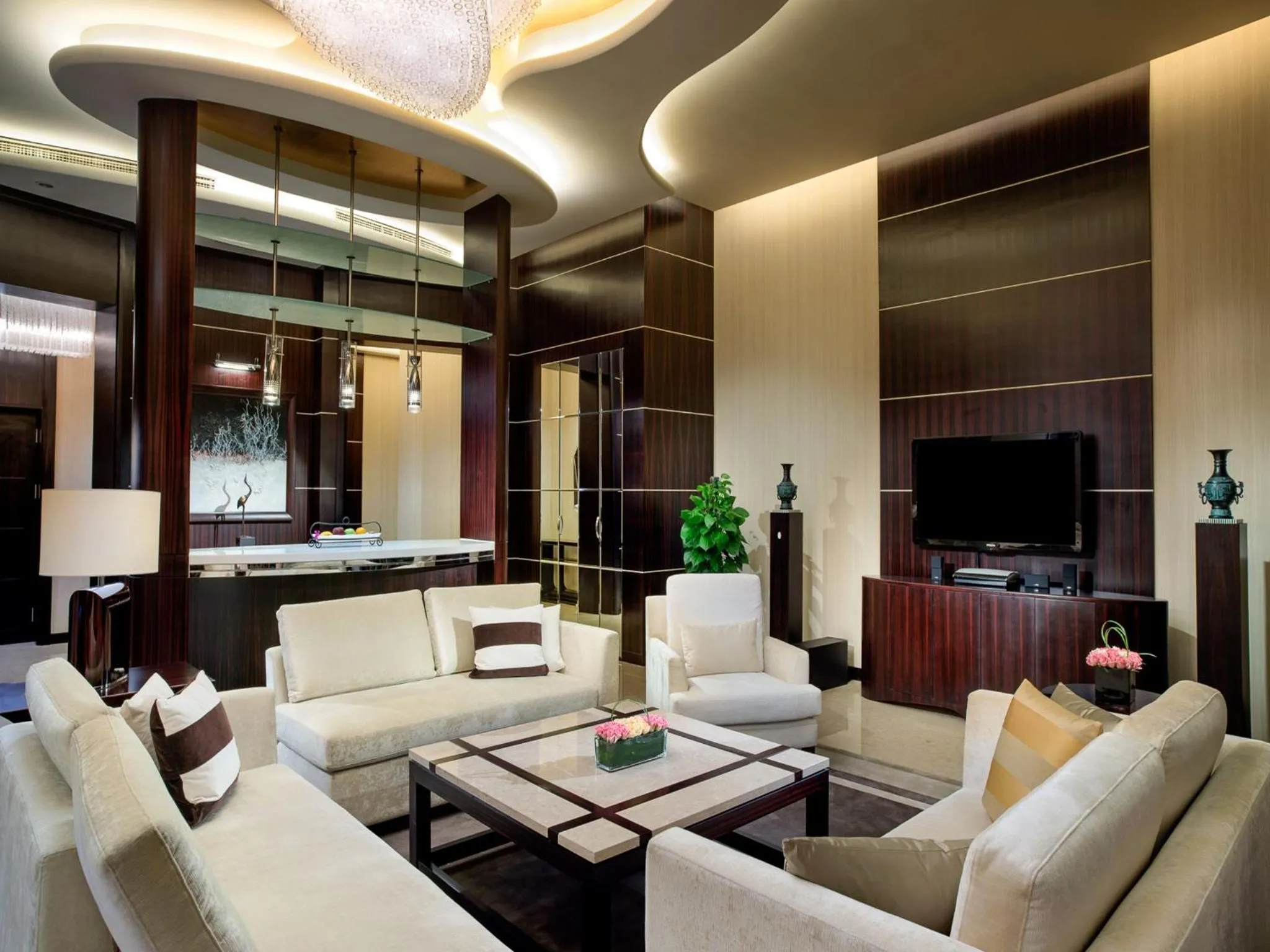 Living room, Seating Area in Grand Kempinski Hotel Shanghai