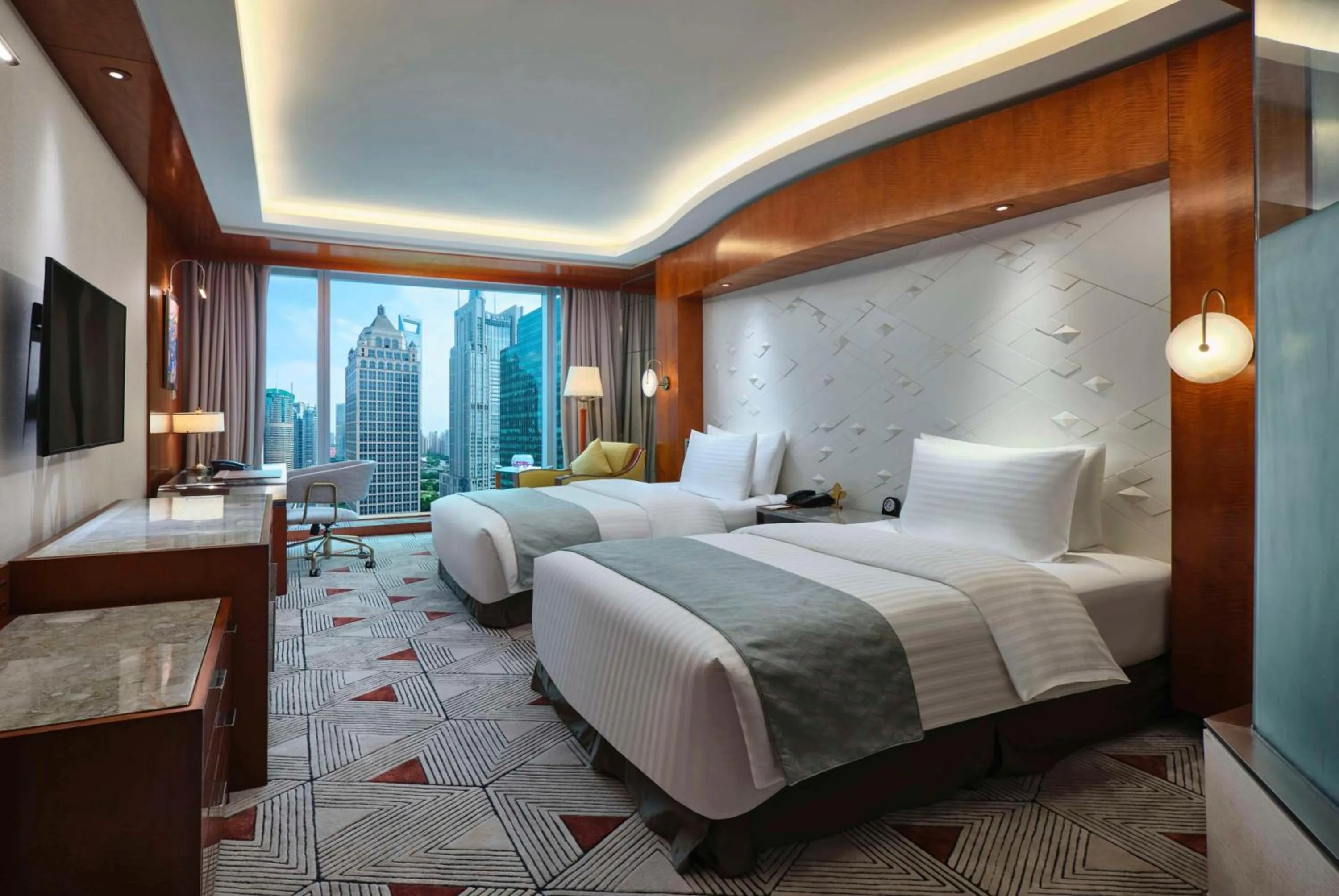 Bedroom in Grand Kempinski Hotel Shanghai